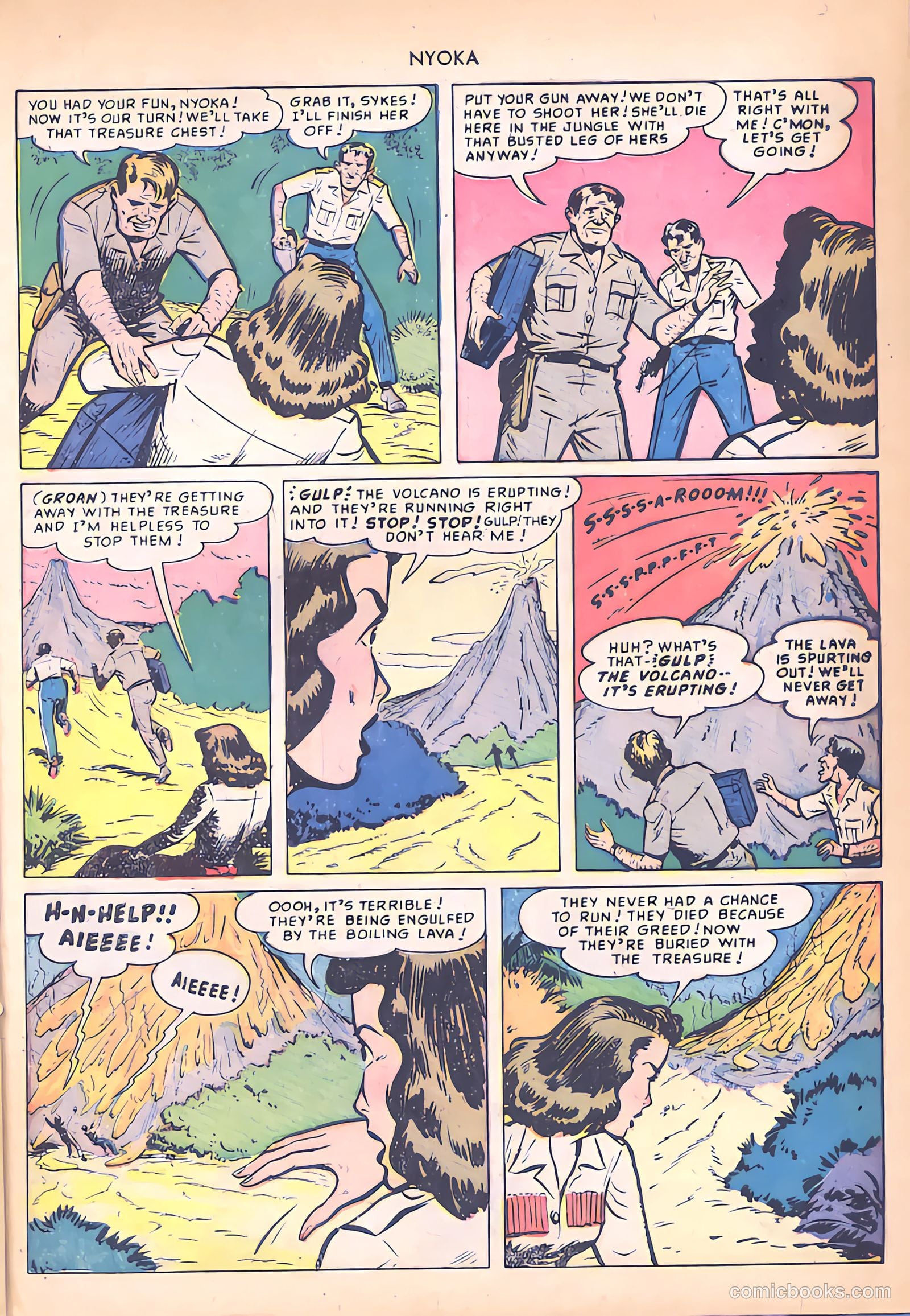 Nyoka the Jungle Girl #38 (1949) — page 33 of 52