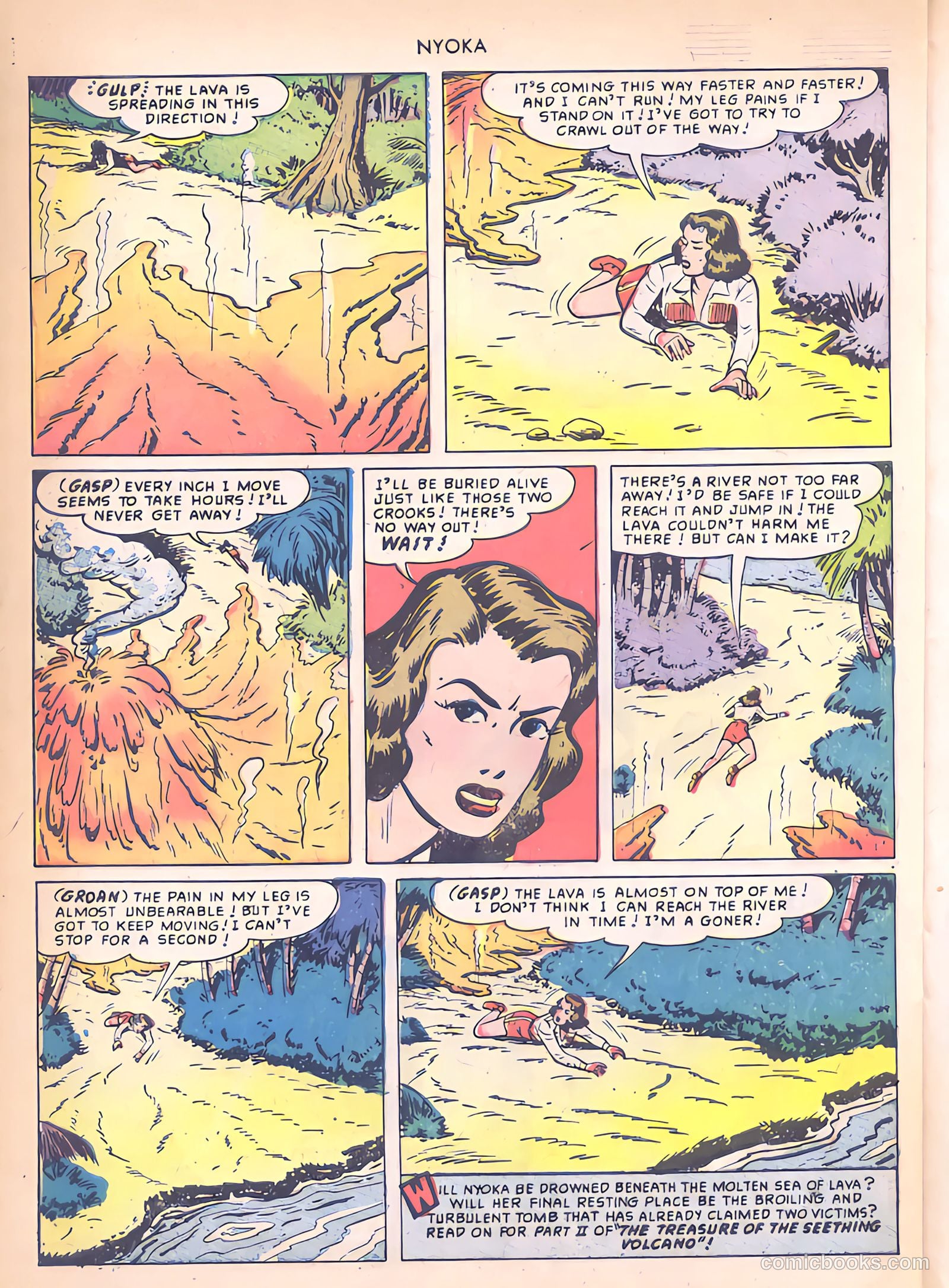 Nyoka the Jungle Girl #38 (1949) — page 34 of 52
