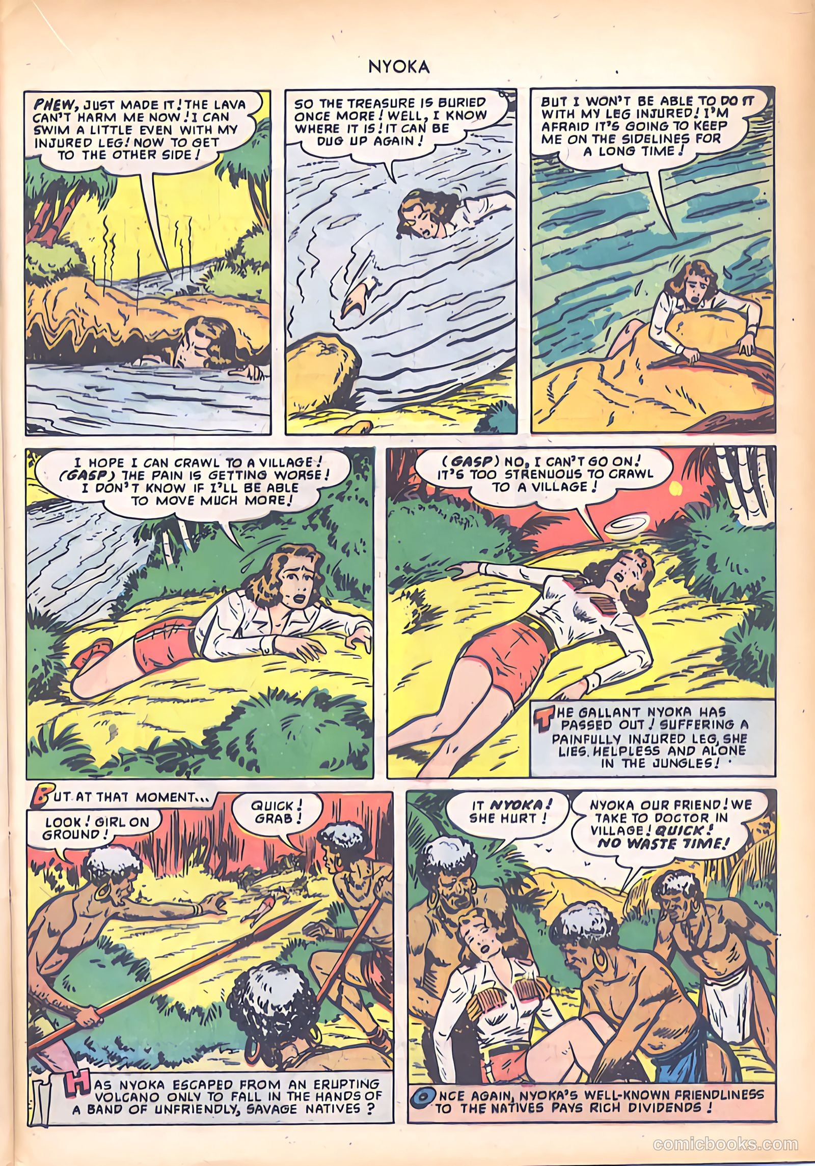 Nyoka the Jungle Girl #38 (1949) — page 37 of 52
