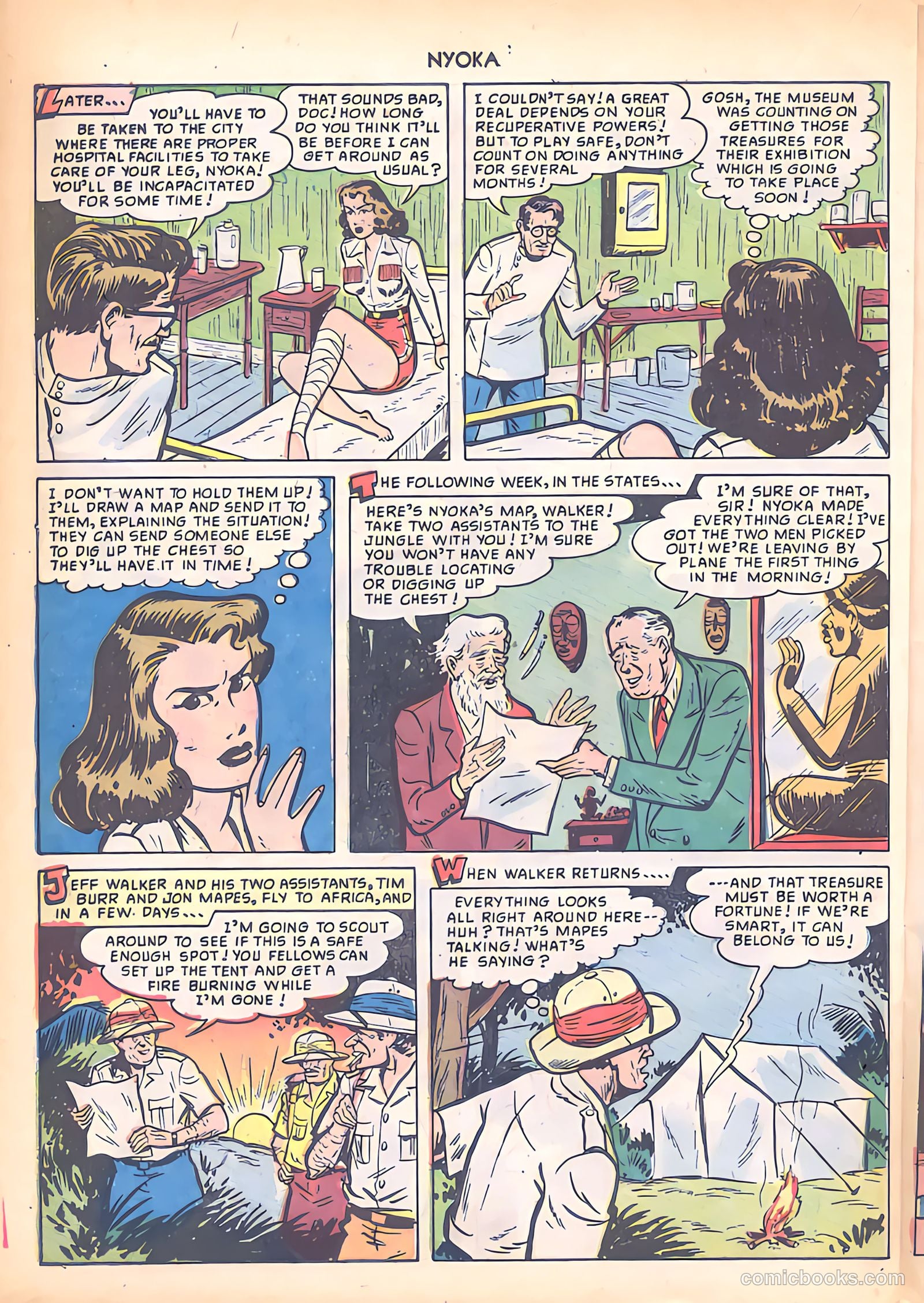 Nyoka the Jungle Girl #38 (1949) — page 38 of 52