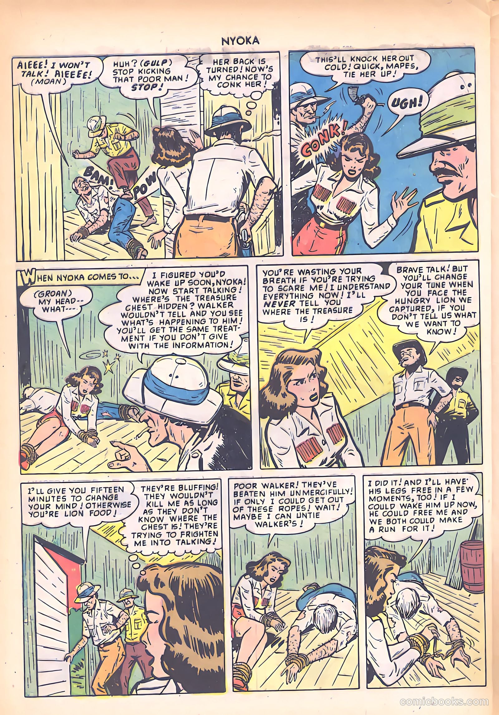 Nyoka the Jungle Girl #38 (1949) — page 44 of 52