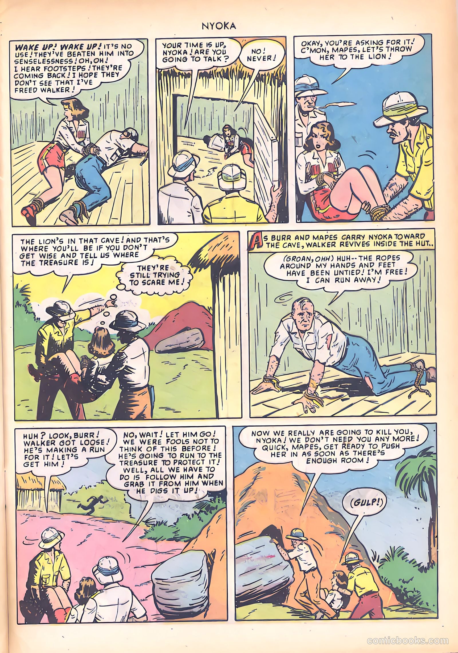 Nyoka the Jungle Girl #38 (1949) — page 45 of 52
