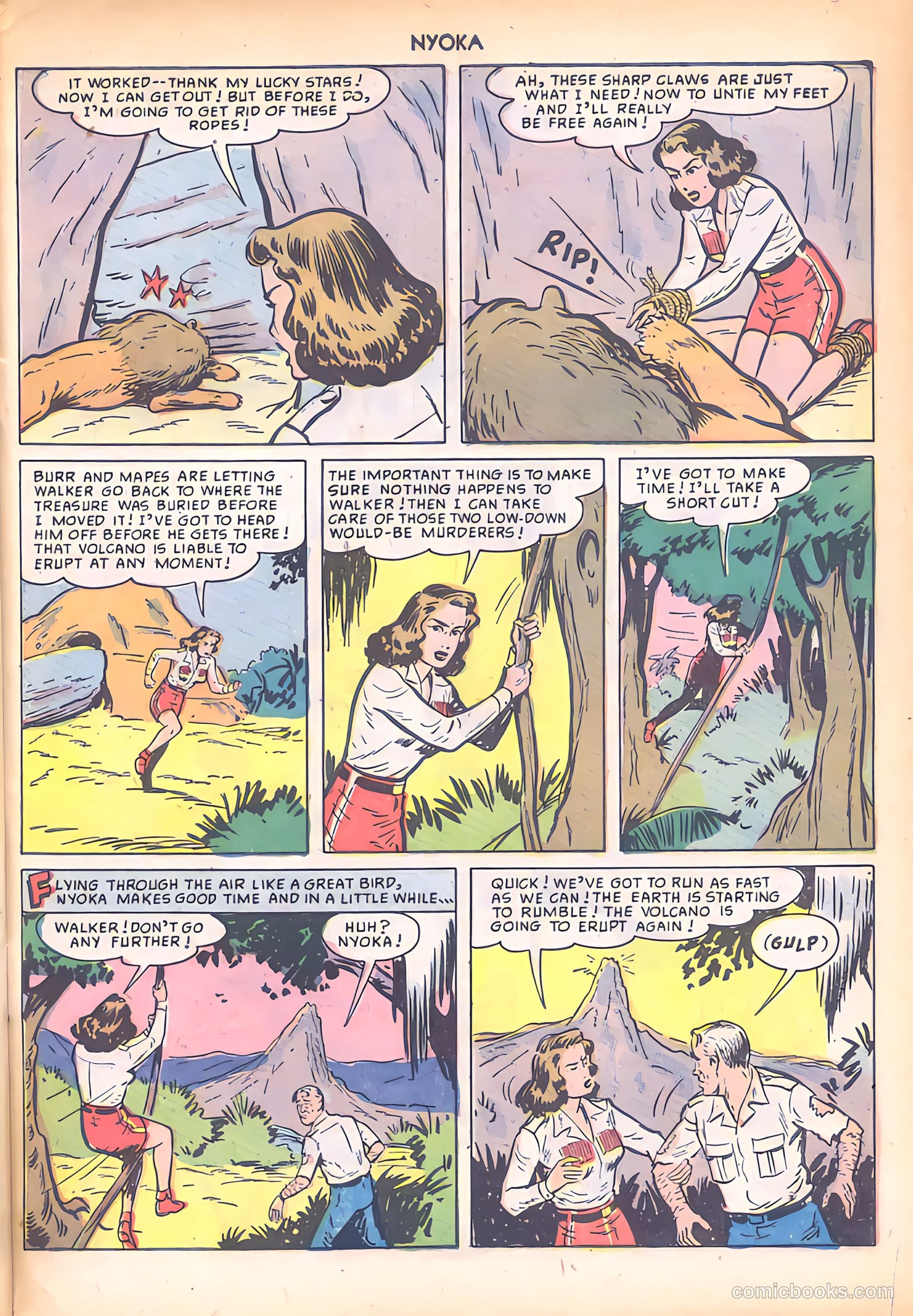 Nyoka the Jungle Girl #38 (1949) — page 47 of 52