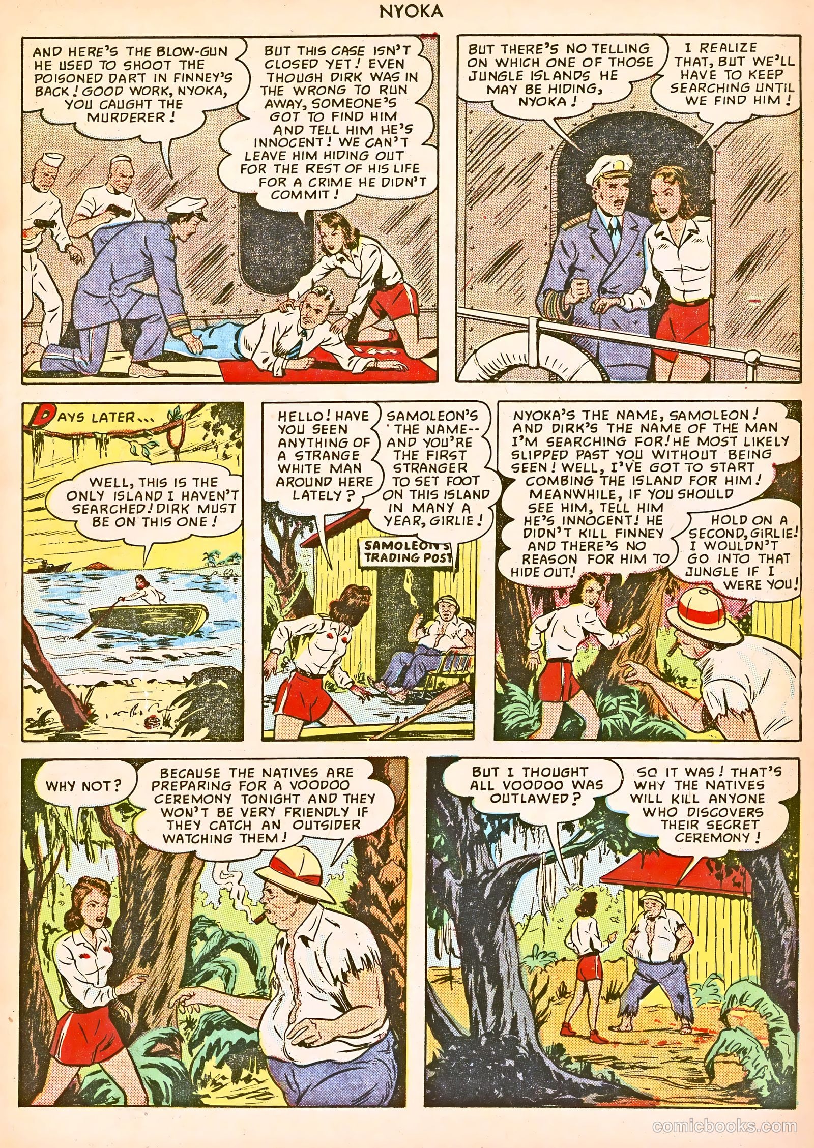 Nyoka the Jungle Girl #39 (1949) — page 7 of 52