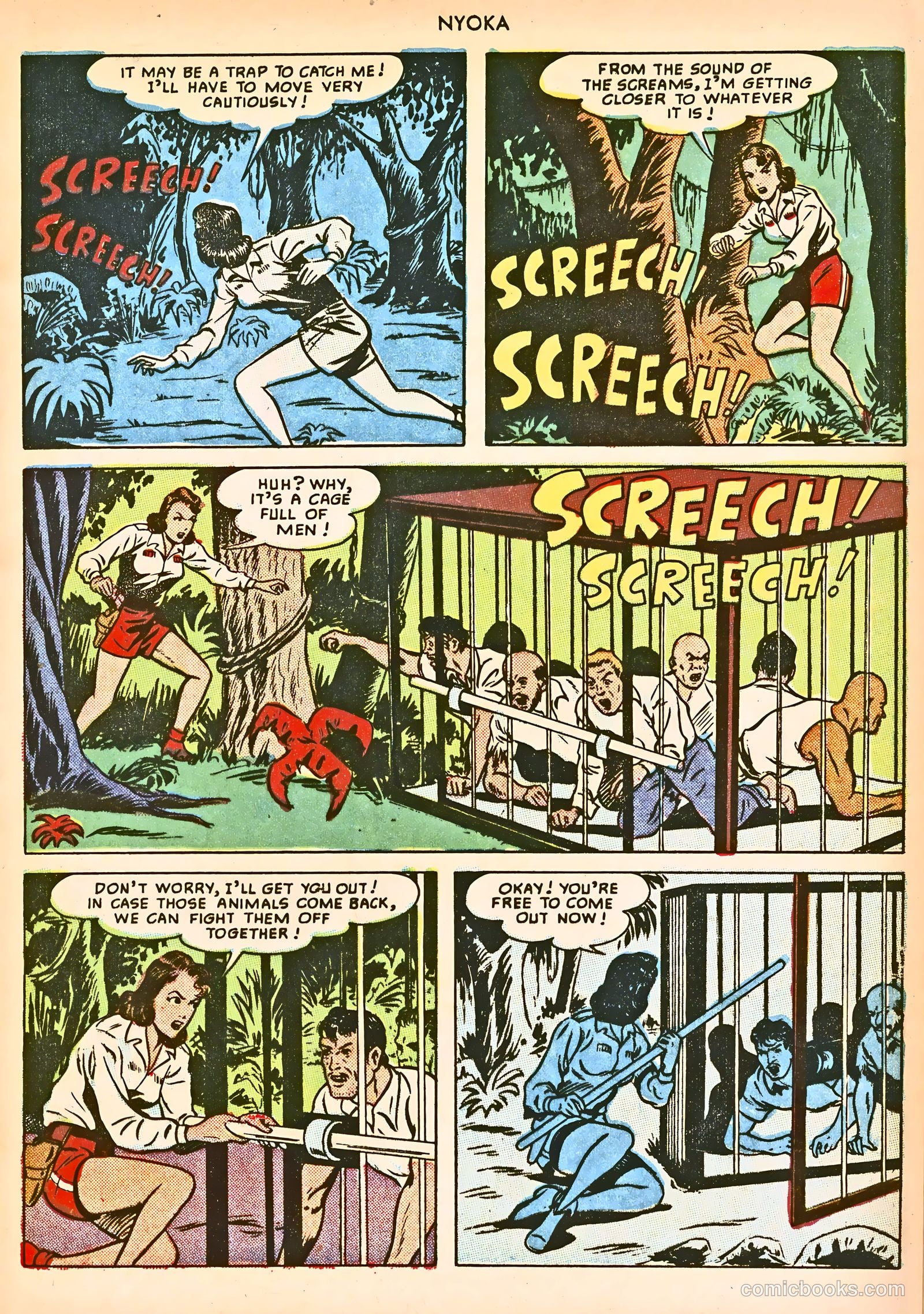Nyoka the Jungle Girl #39 (1949) — page 13 of 52