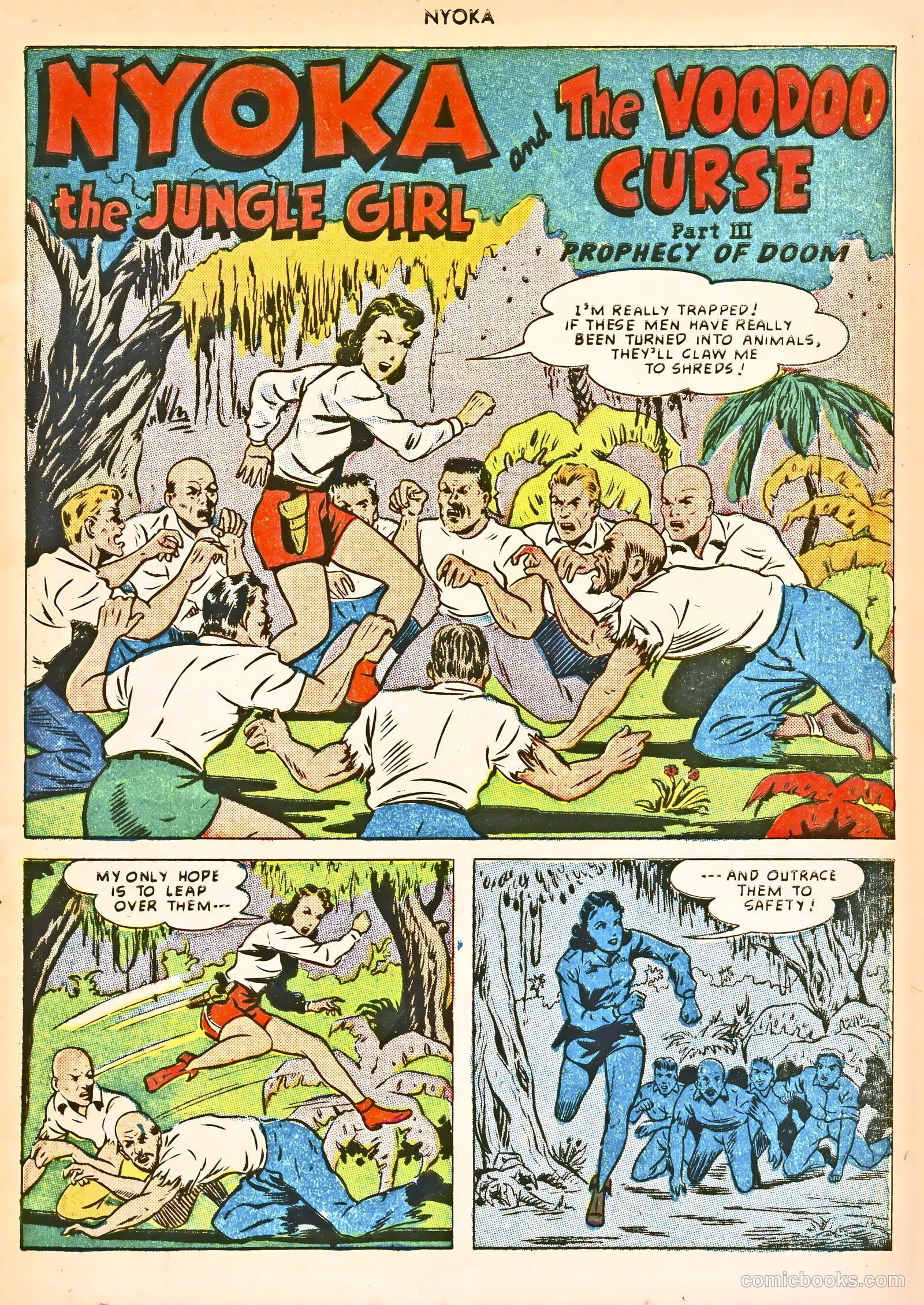 Nyoka the Jungle Girl #39 (1949) — page 19 of 52
