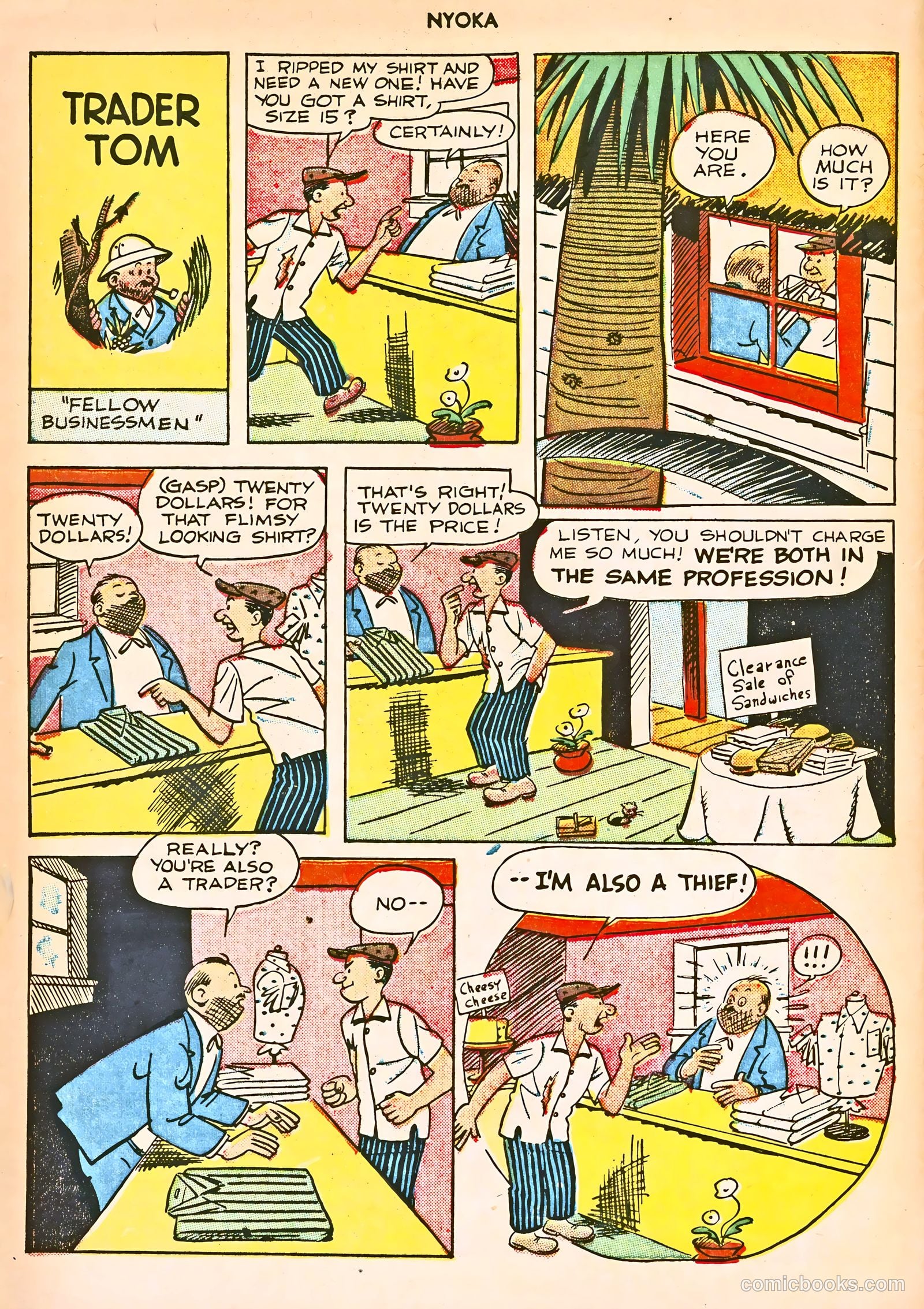 Nyoka the Jungle Girl #39 (1949) — page 32 of 52