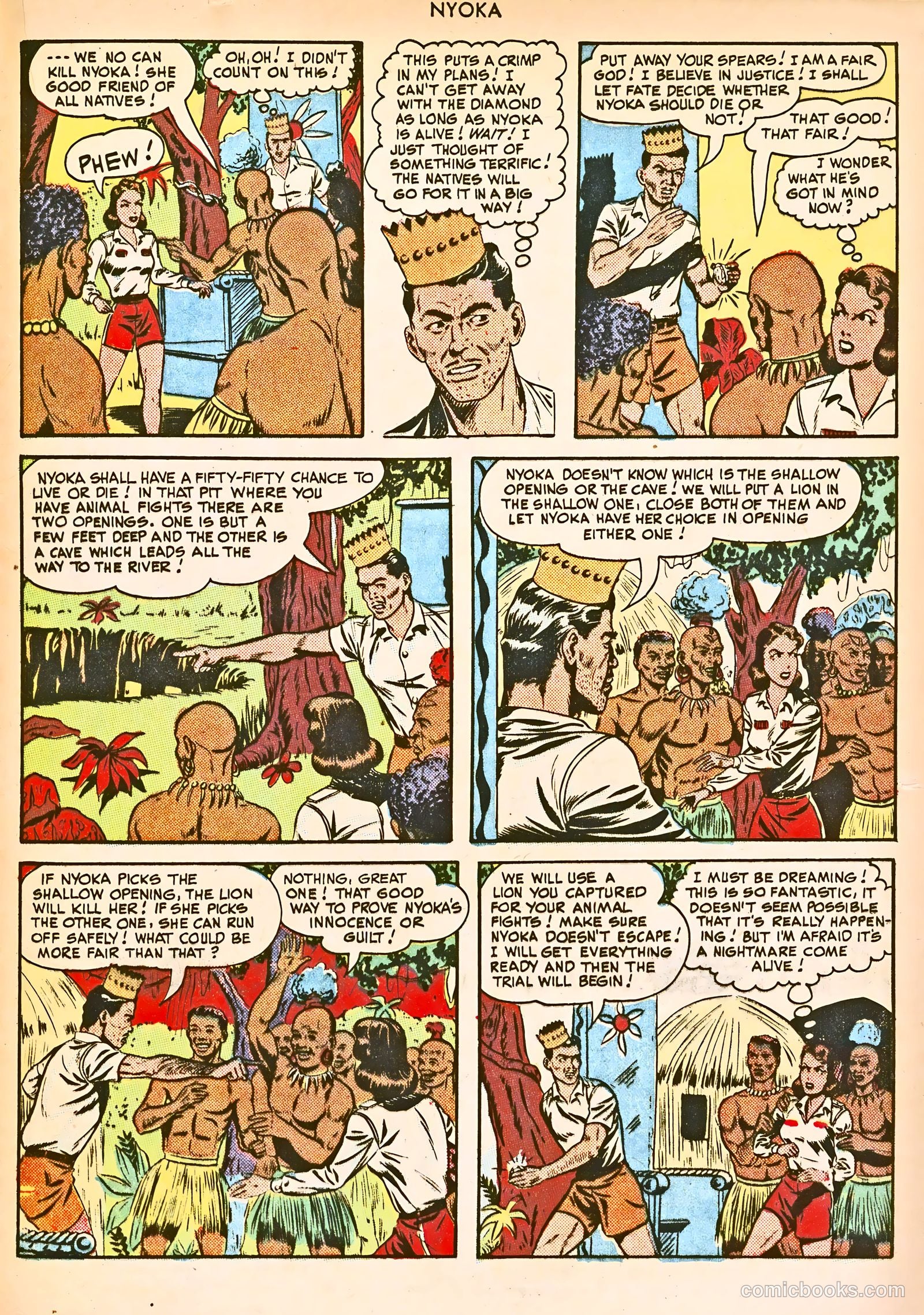 Nyoka the Jungle Girl #39 (1949) — page 37 of 52