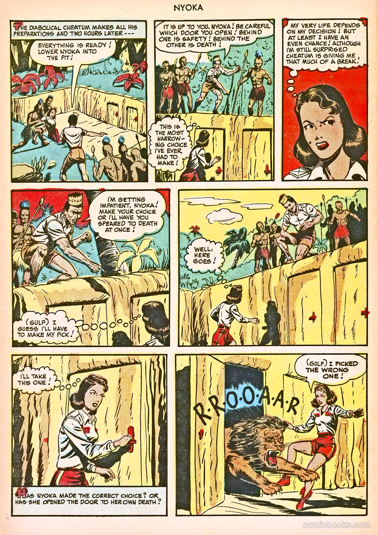 Nyoka the Jungle Girl #39 (1949) — page 38 of 52