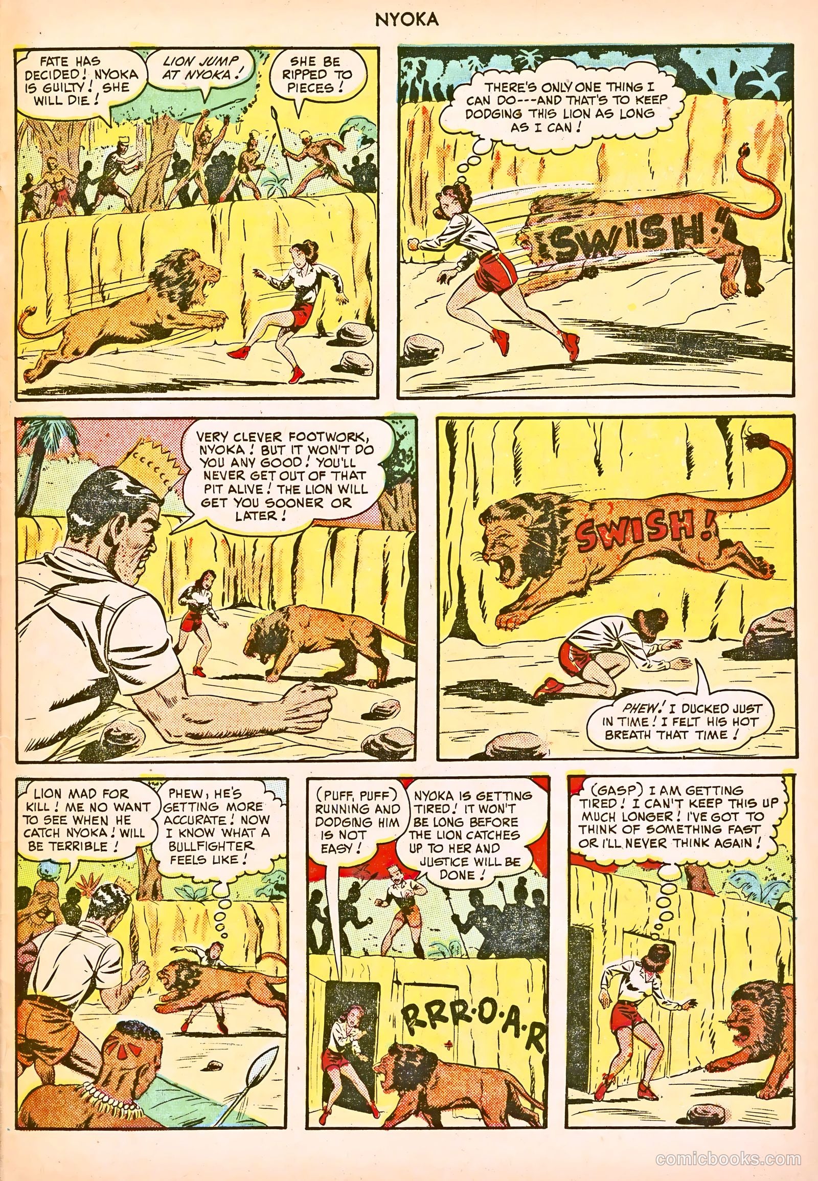 Nyoka the Jungle Girl #39 (1949) — page 39 of 52