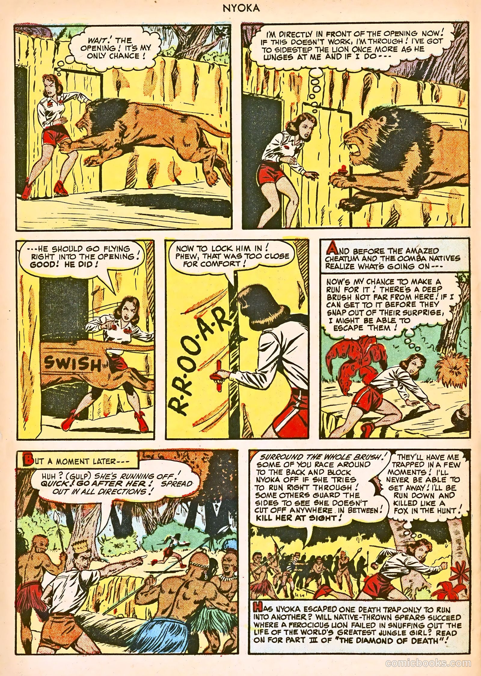 Nyoka the Jungle Girl #39 (1949) — page 40 of 52