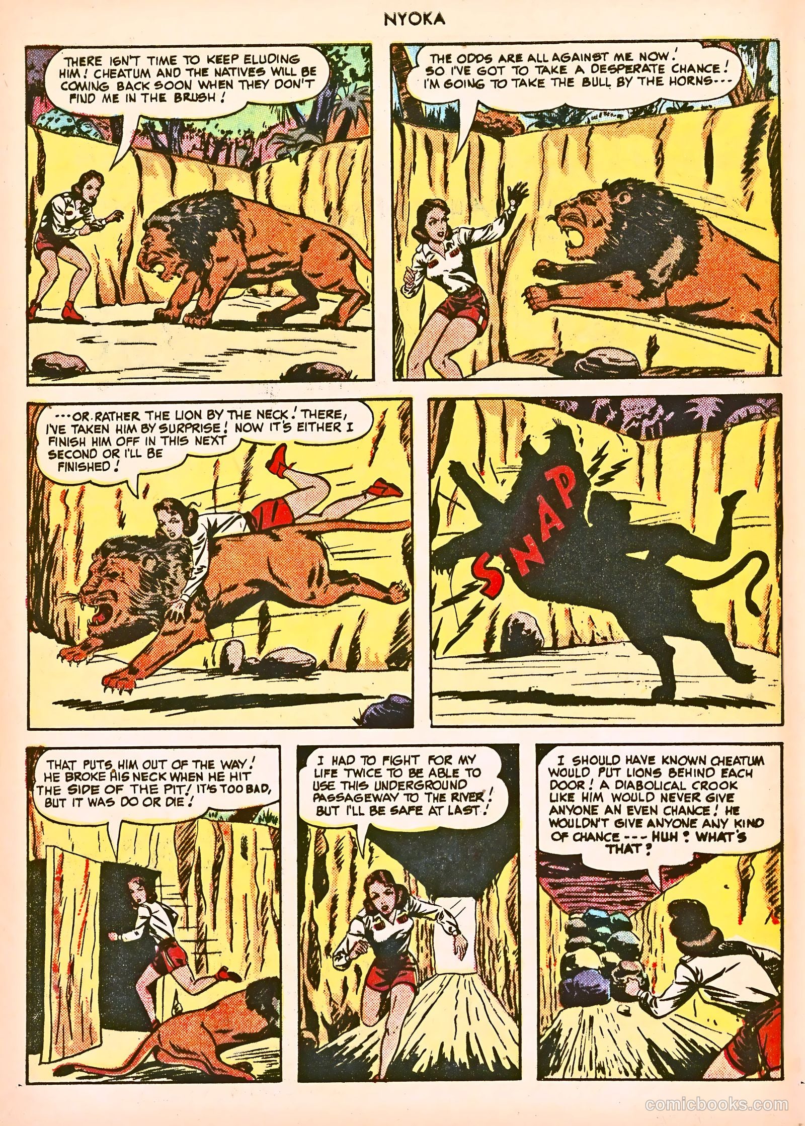 Nyoka the Jungle Girl #39 (1949) — page 44 of 52