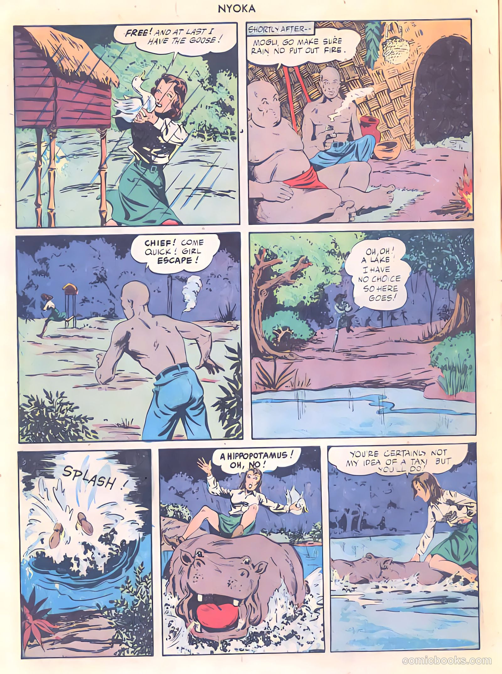 Nyoka the Jungle Girl #4 (1946) — page 10 of 52