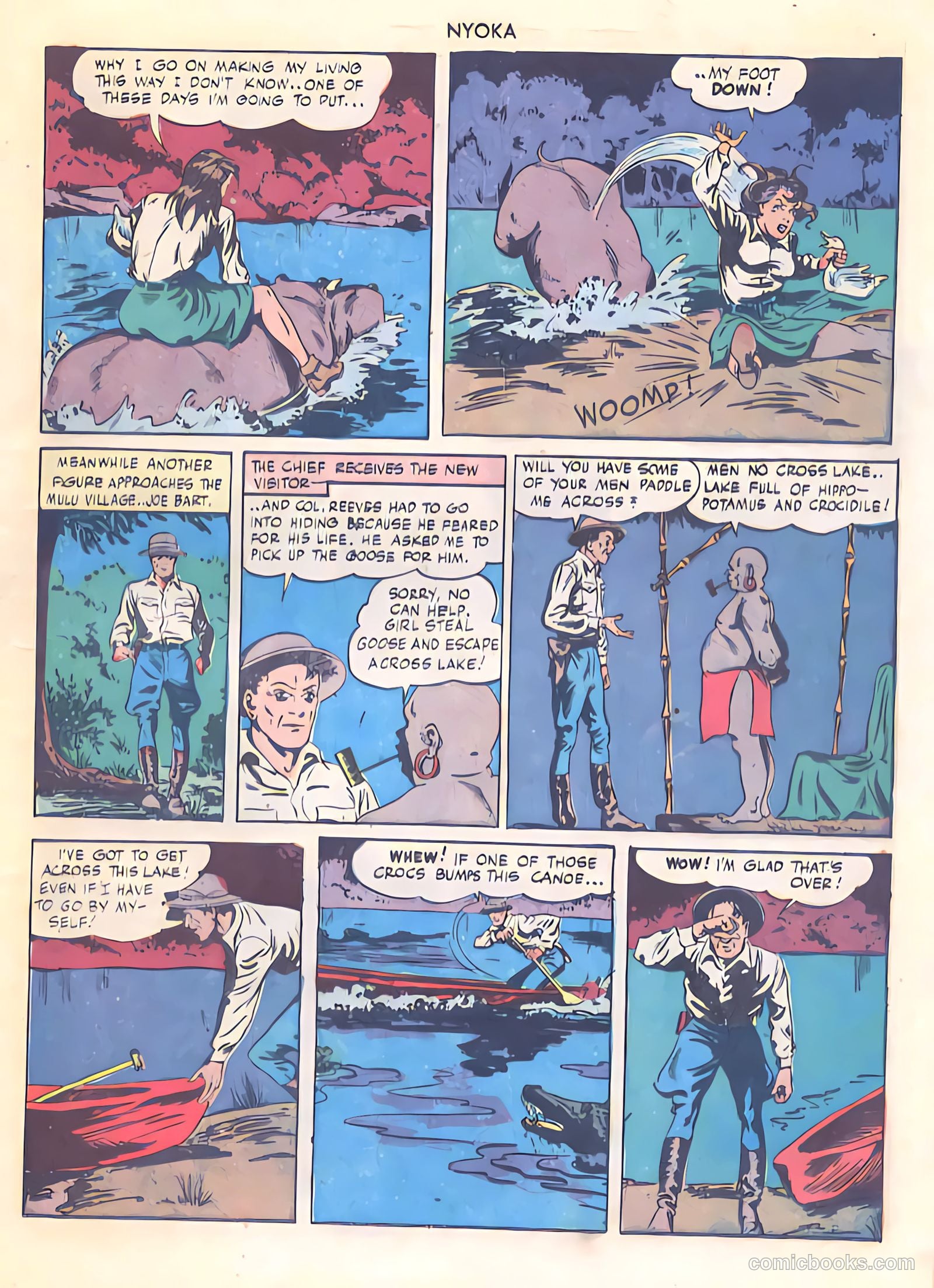 Nyoka the Jungle Girl #4 (1946) — page 11 of 52