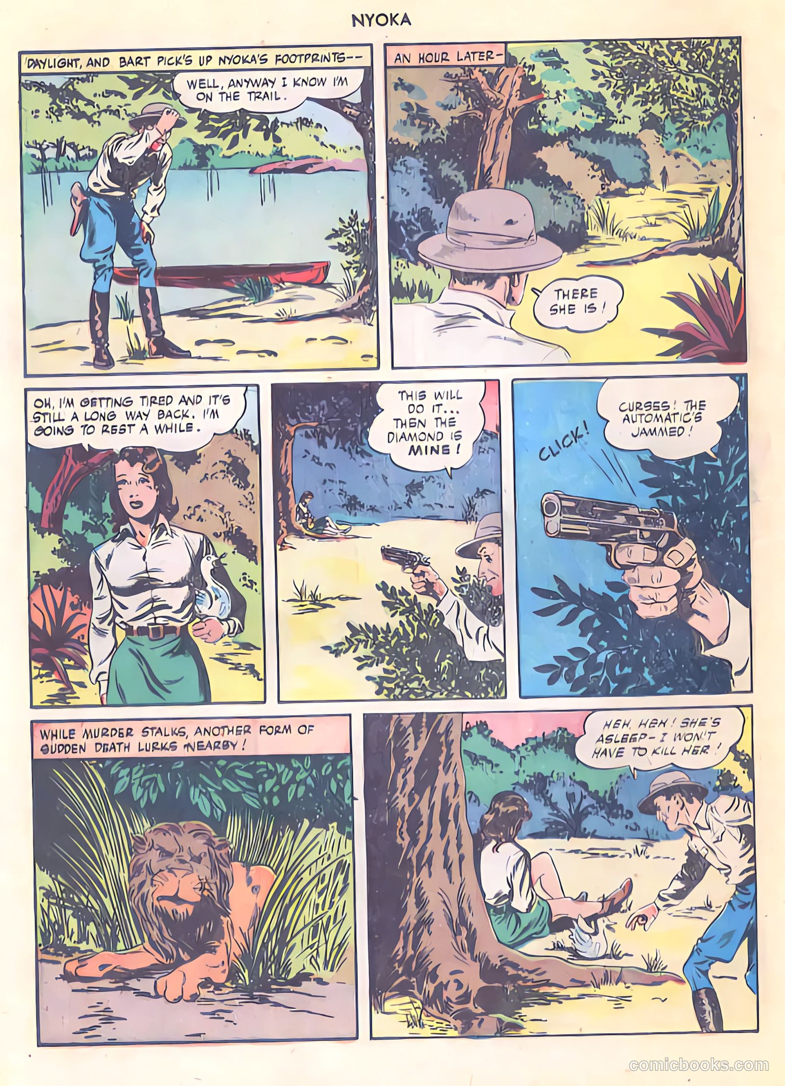 Nyoka the Jungle Girl #4 (1946) — page 12 of 52