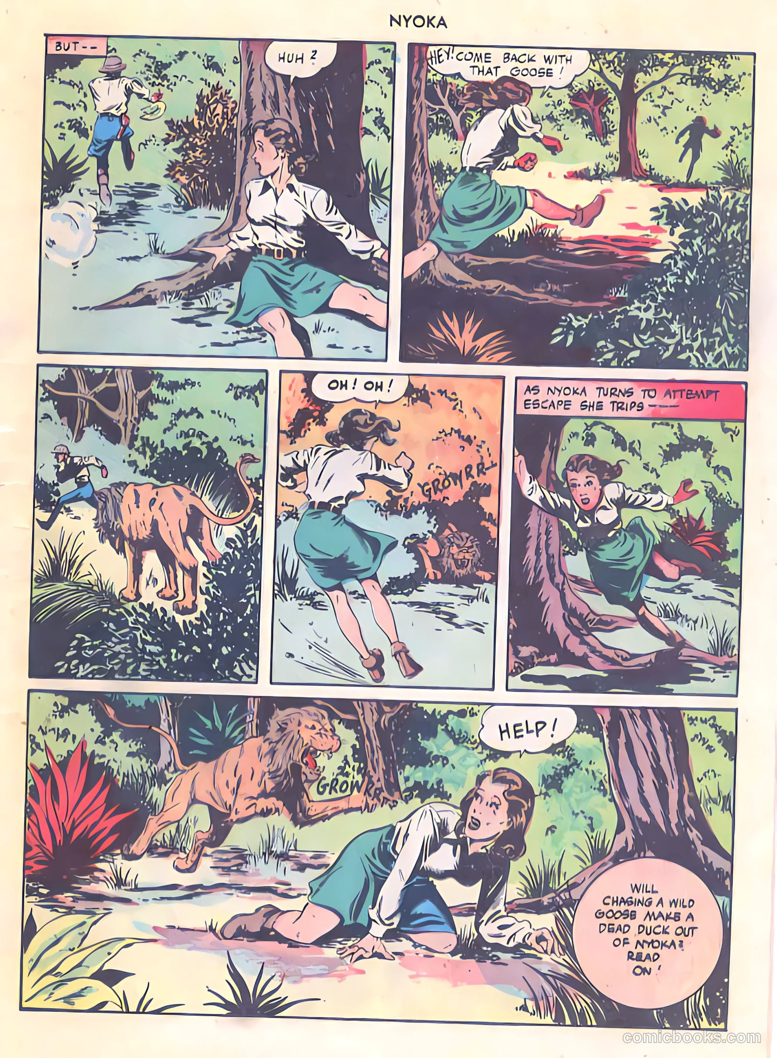 Nyoka the Jungle Girl #4 (1946) — page 13 of 52