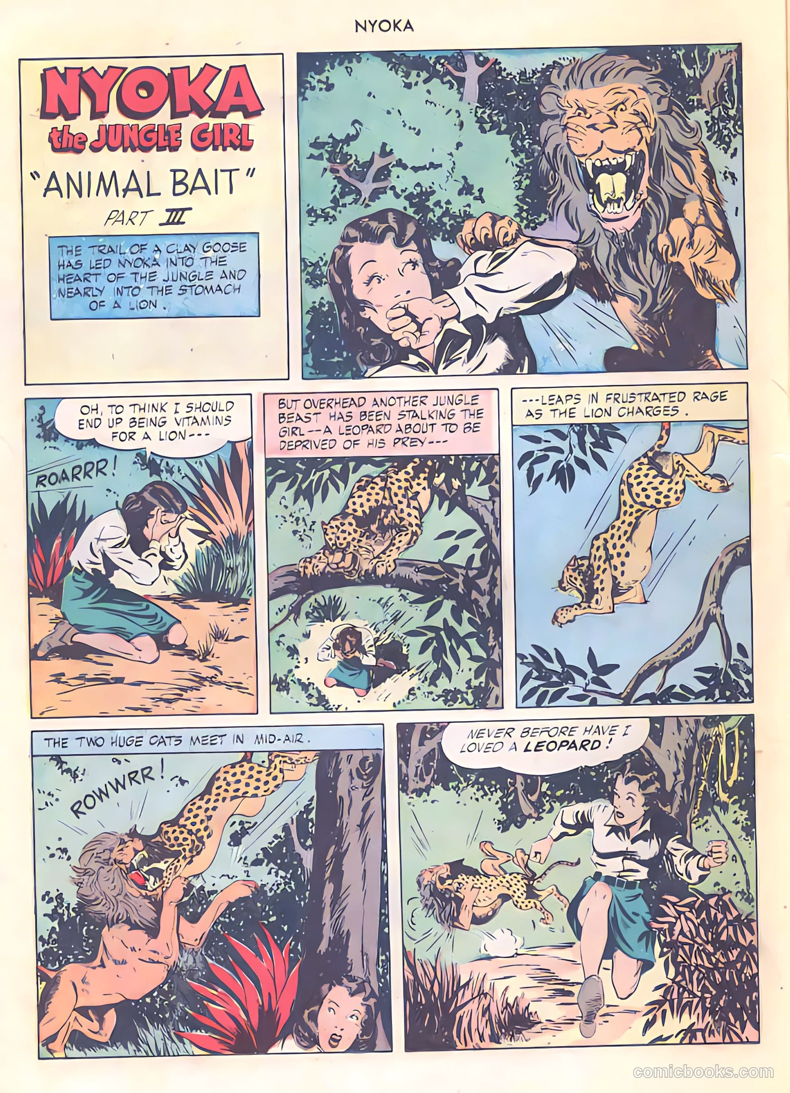 Nyoka the Jungle Girl #4 (1946) — page 14 of 52