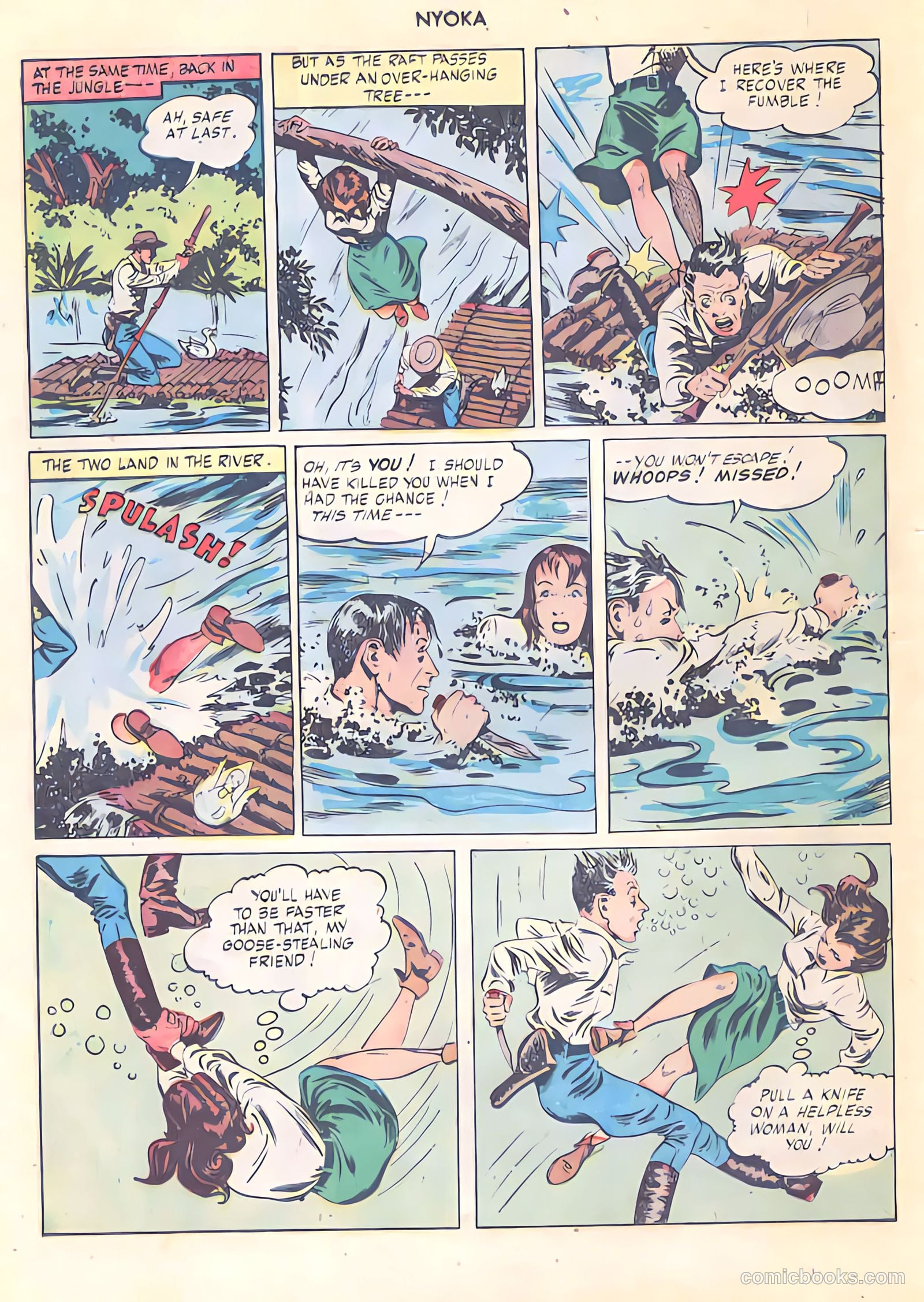 Nyoka the Jungle Girl #4 (1946) — page 16 of 52