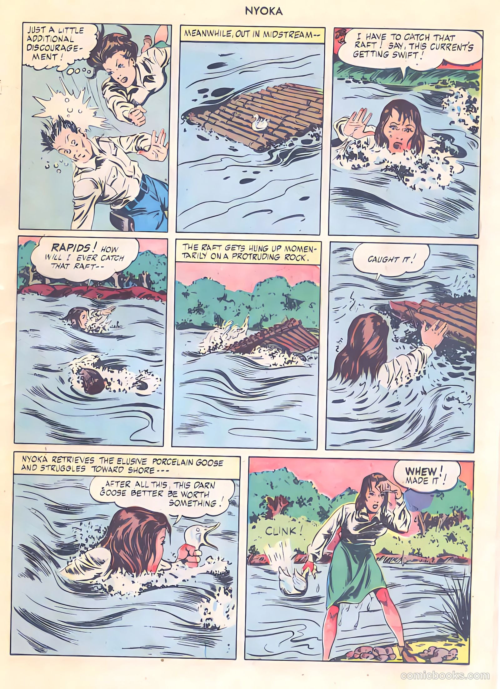 Nyoka the Jungle Girl #4 (1946) — page 17 of 52