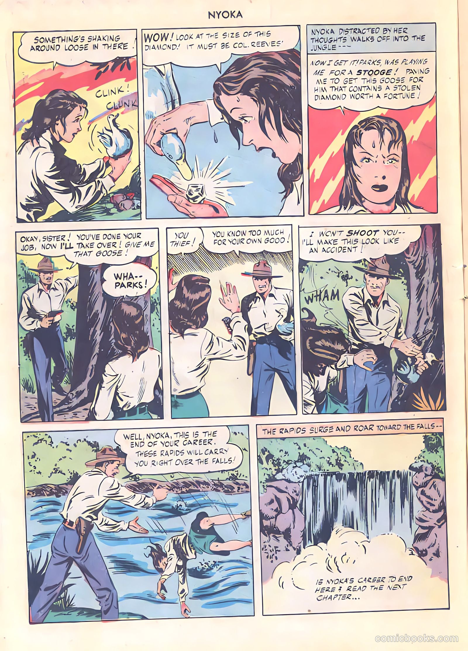 Nyoka the Jungle Girl #4 (1946) — page 18 of 52
