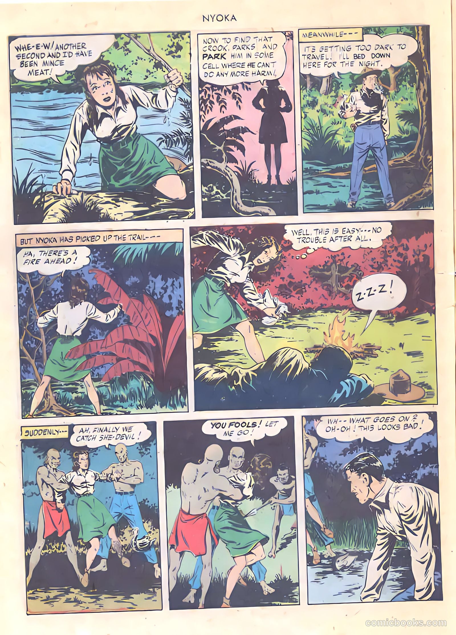 Nyoka the Jungle Girl #4 (1946) — page 20 of 52