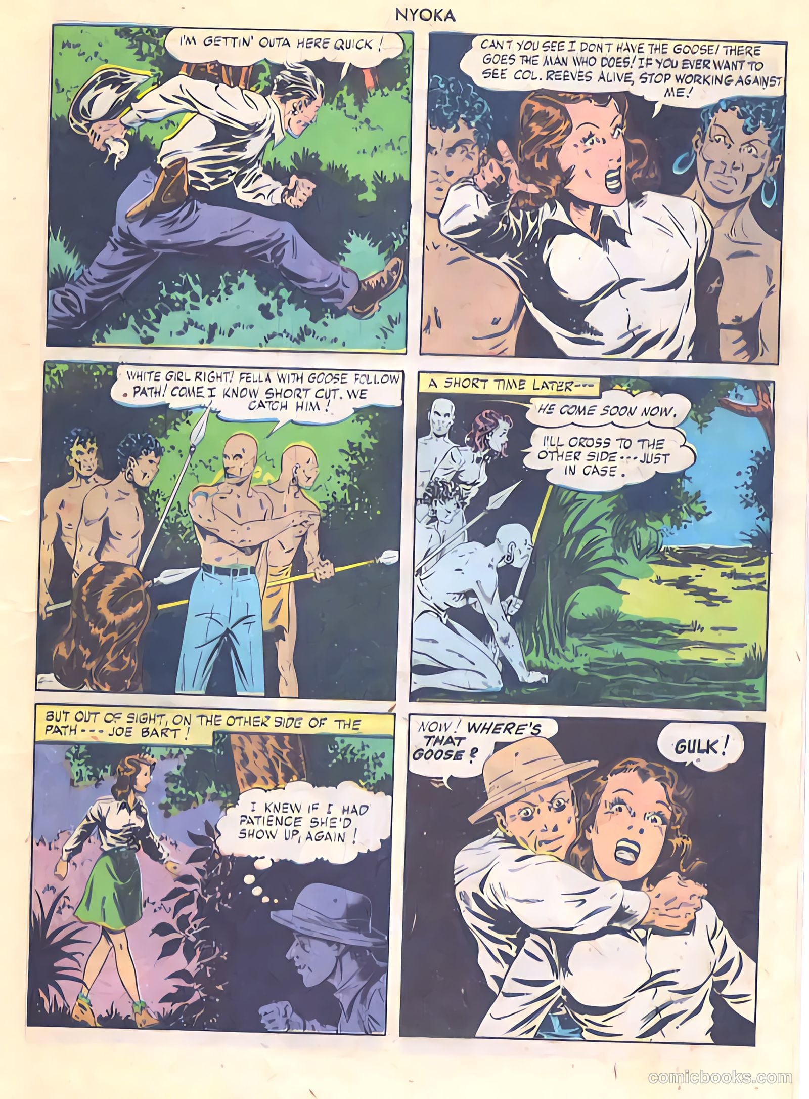 Nyoka the Jungle Girl #4 (1946) — page 21 of 52