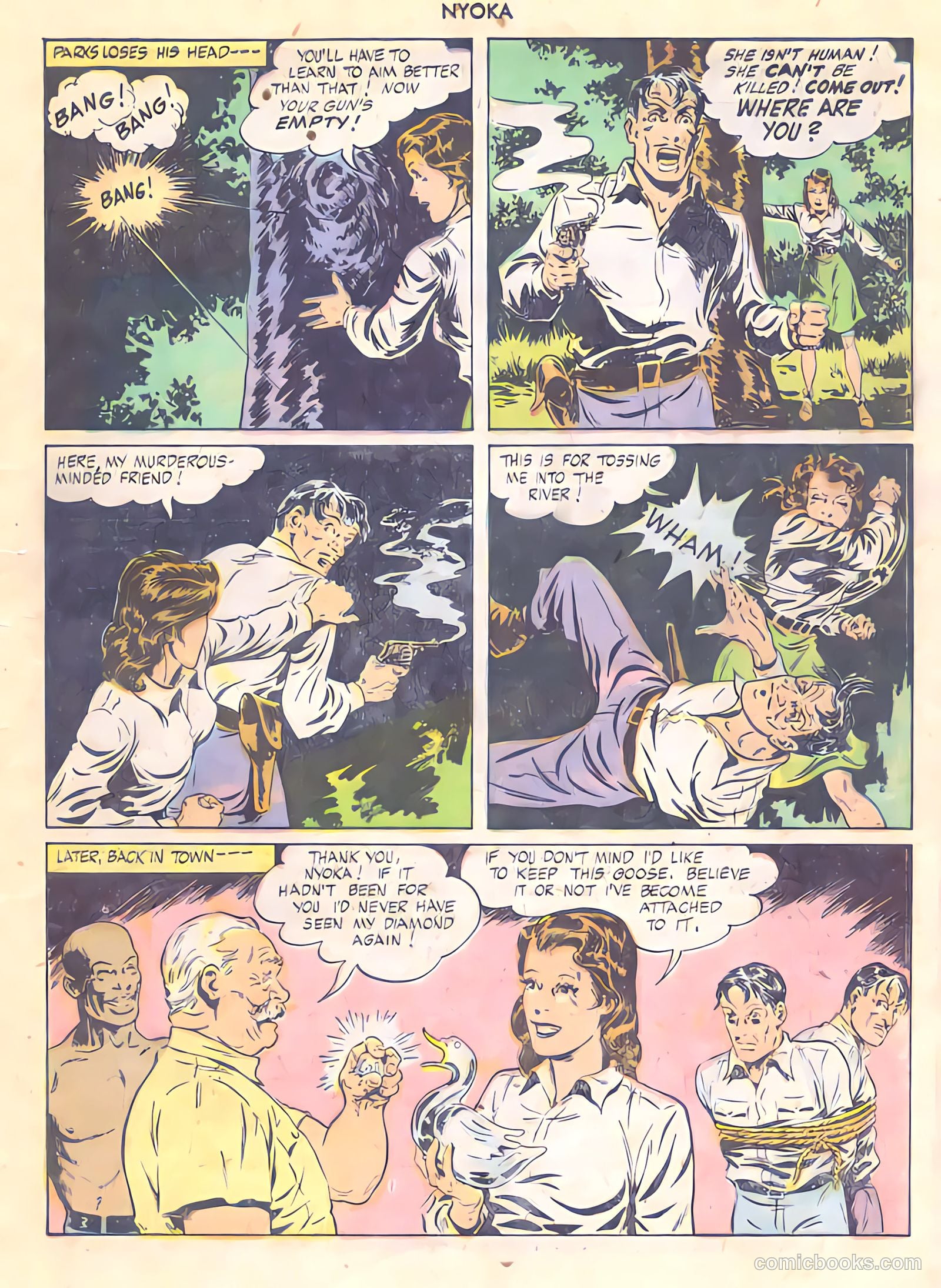 Nyoka the Jungle Girl #4 (1946) — page 23 of 52