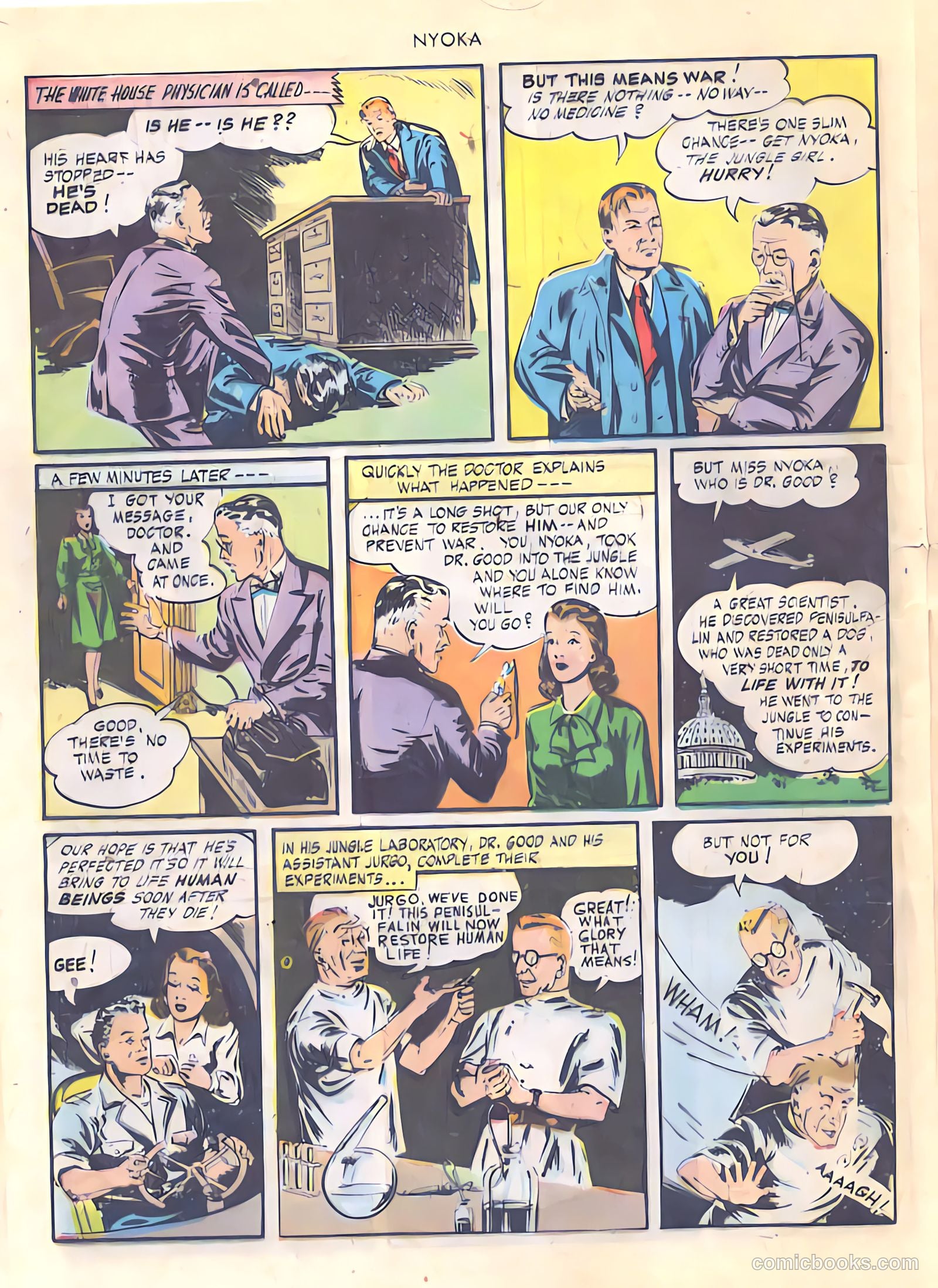 Nyoka the Jungle Girl #4 (1946) — page 28 of 52