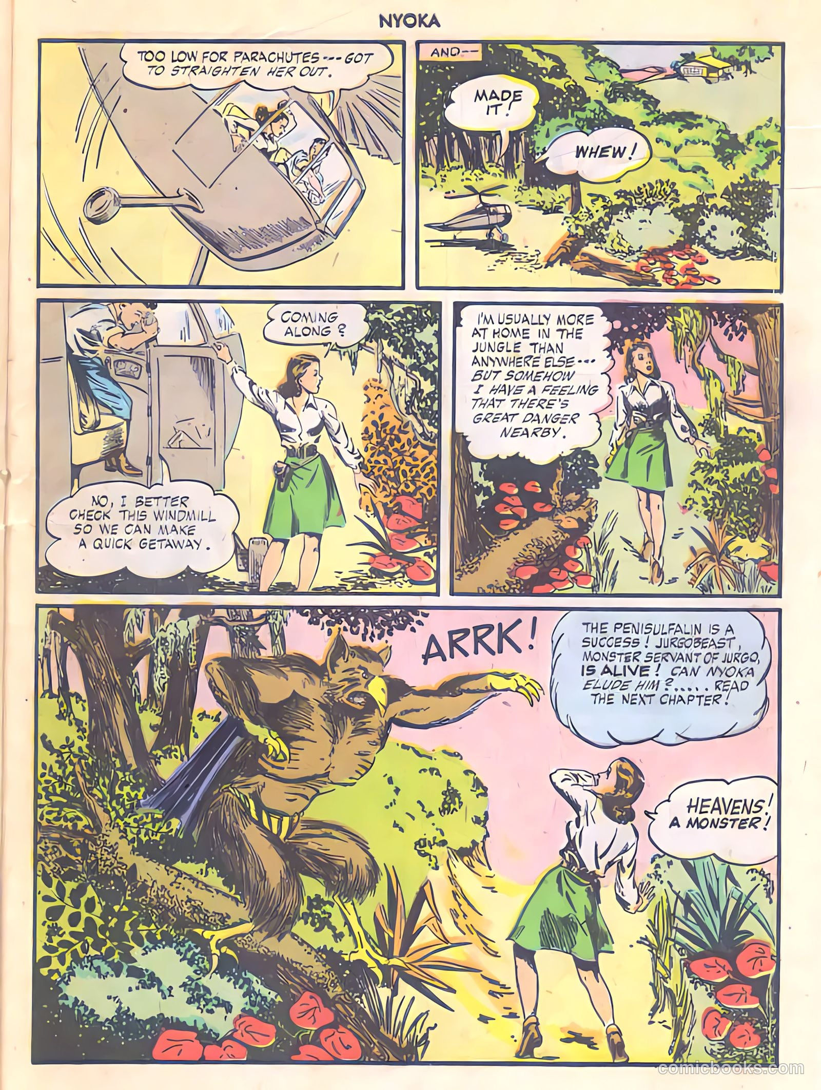 Nyoka the Jungle Girl #4 (1946) — page 31 of 52
