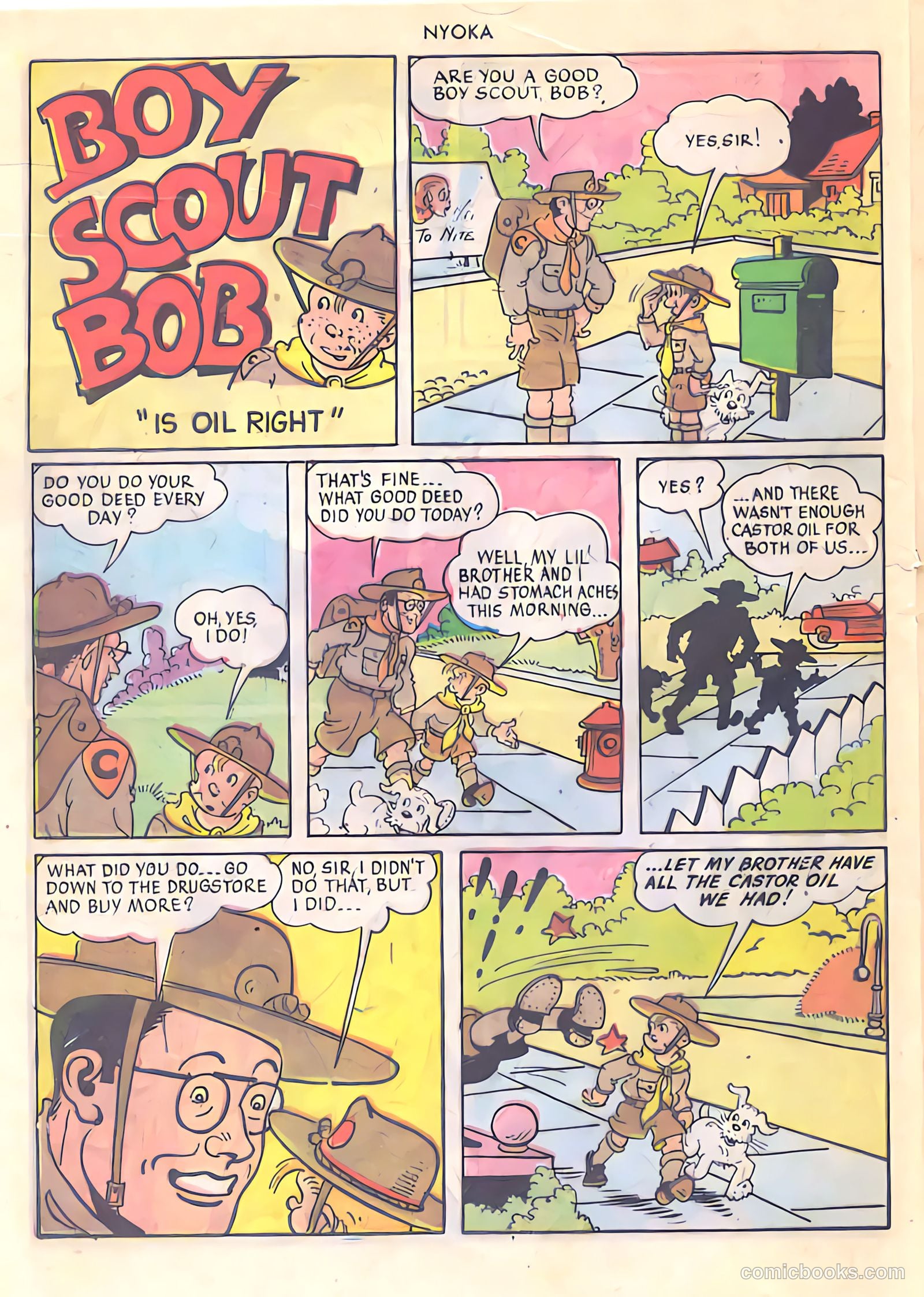 Nyoka the Jungle Girl #4 (1946) — page 32 of 52