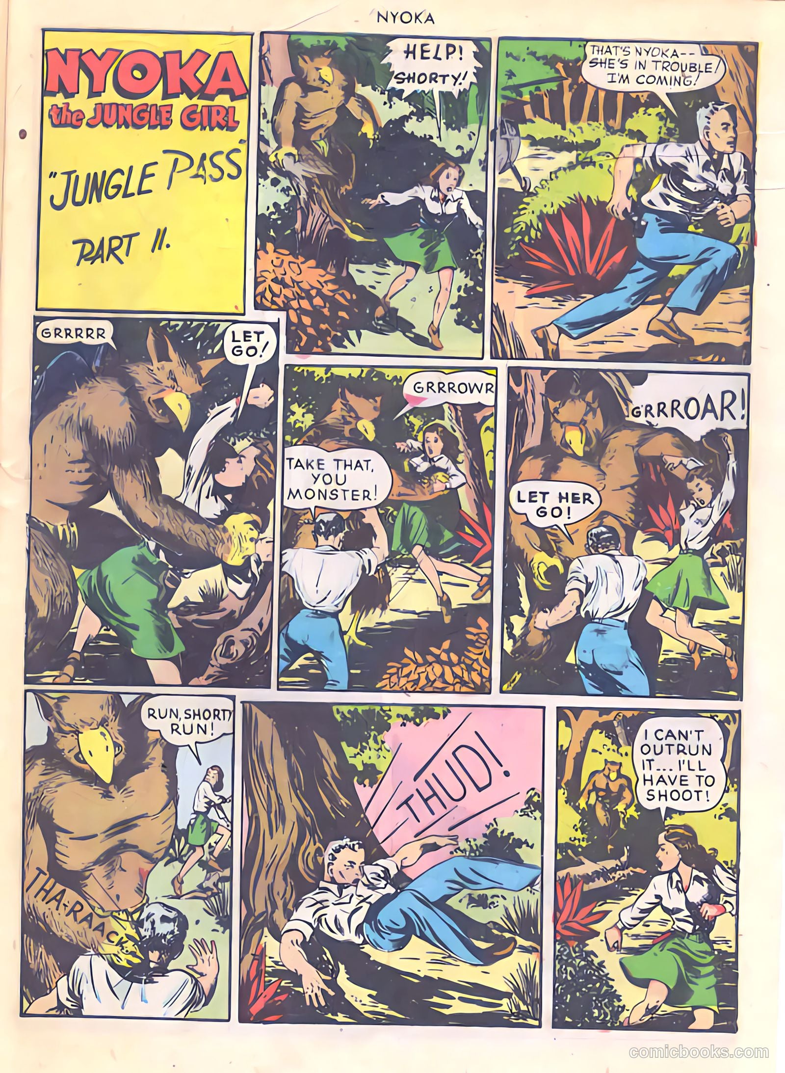Nyoka the Jungle Girl #4 (1946) — page 33 of 52