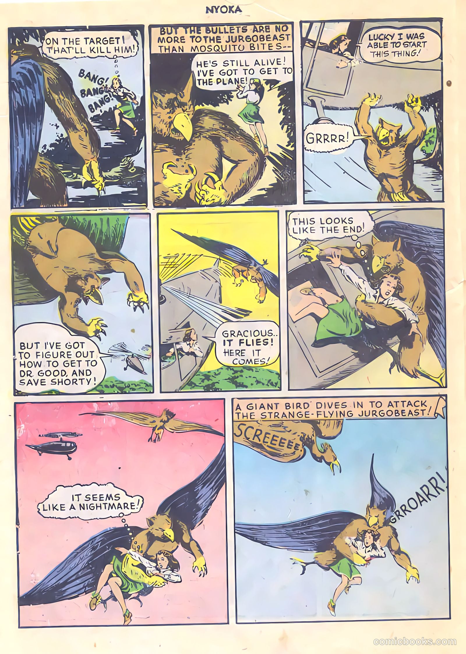 Nyoka the Jungle Girl #4 (1946) — page 34 of 52