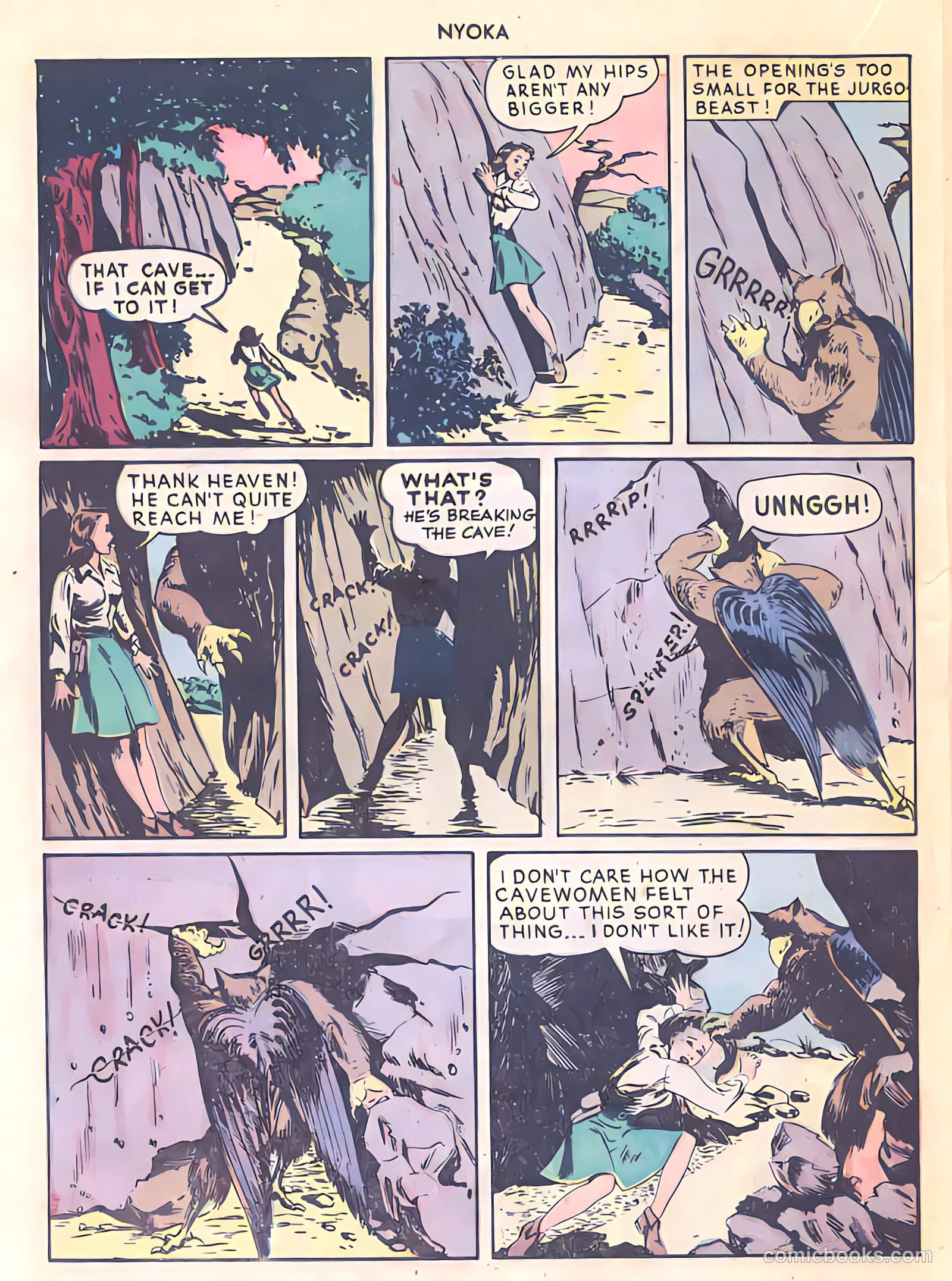 Nyoka the Jungle Girl #4 (1946) — page 36 of 52