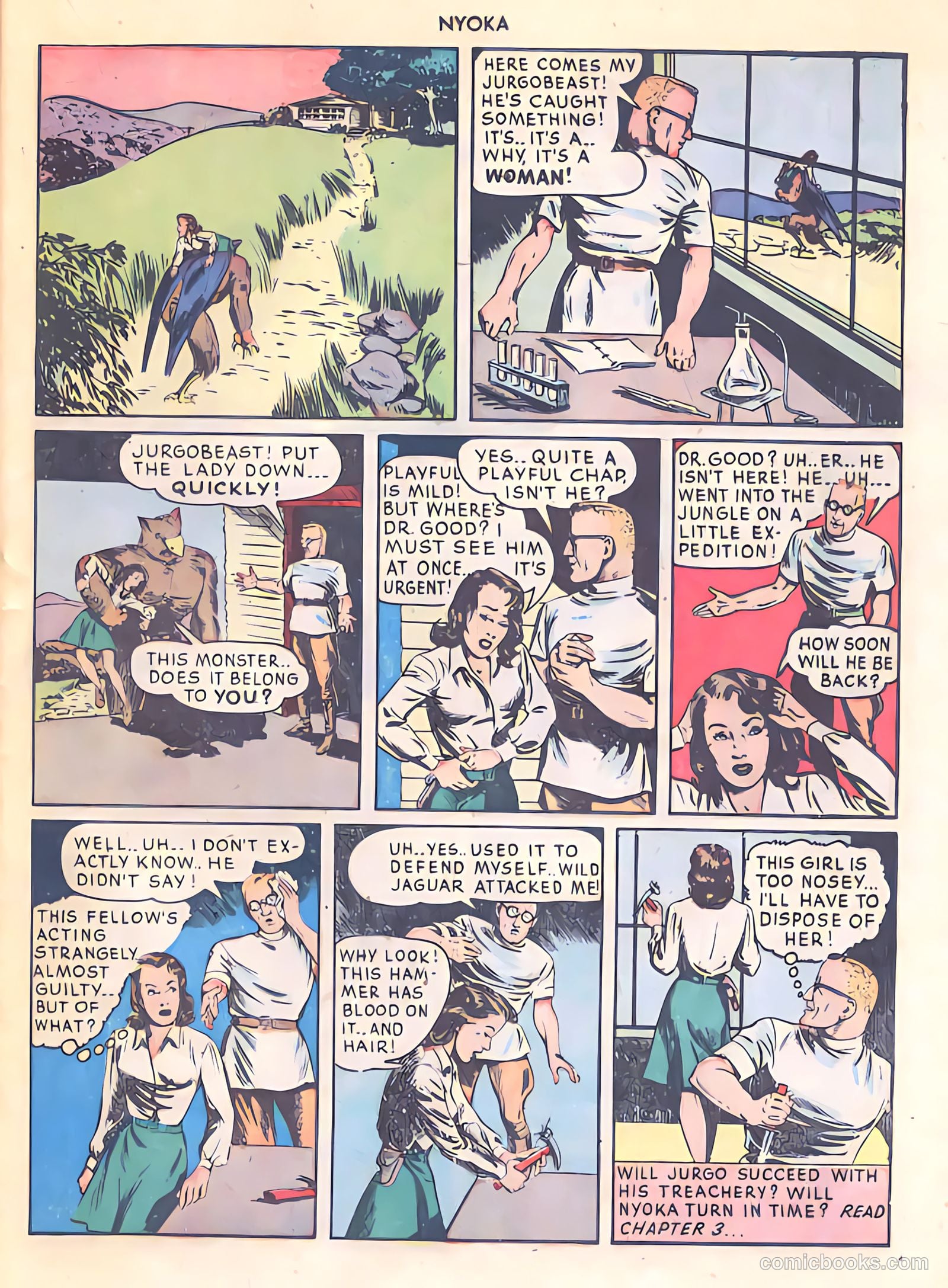 Nyoka the Jungle Girl #4 (1946) — page 37 of 52