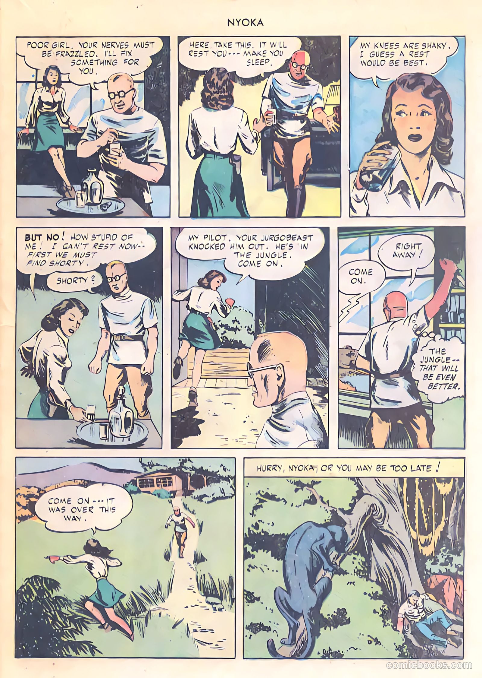 Nyoka the Jungle Girl #4 (1946) — page 39 of 52