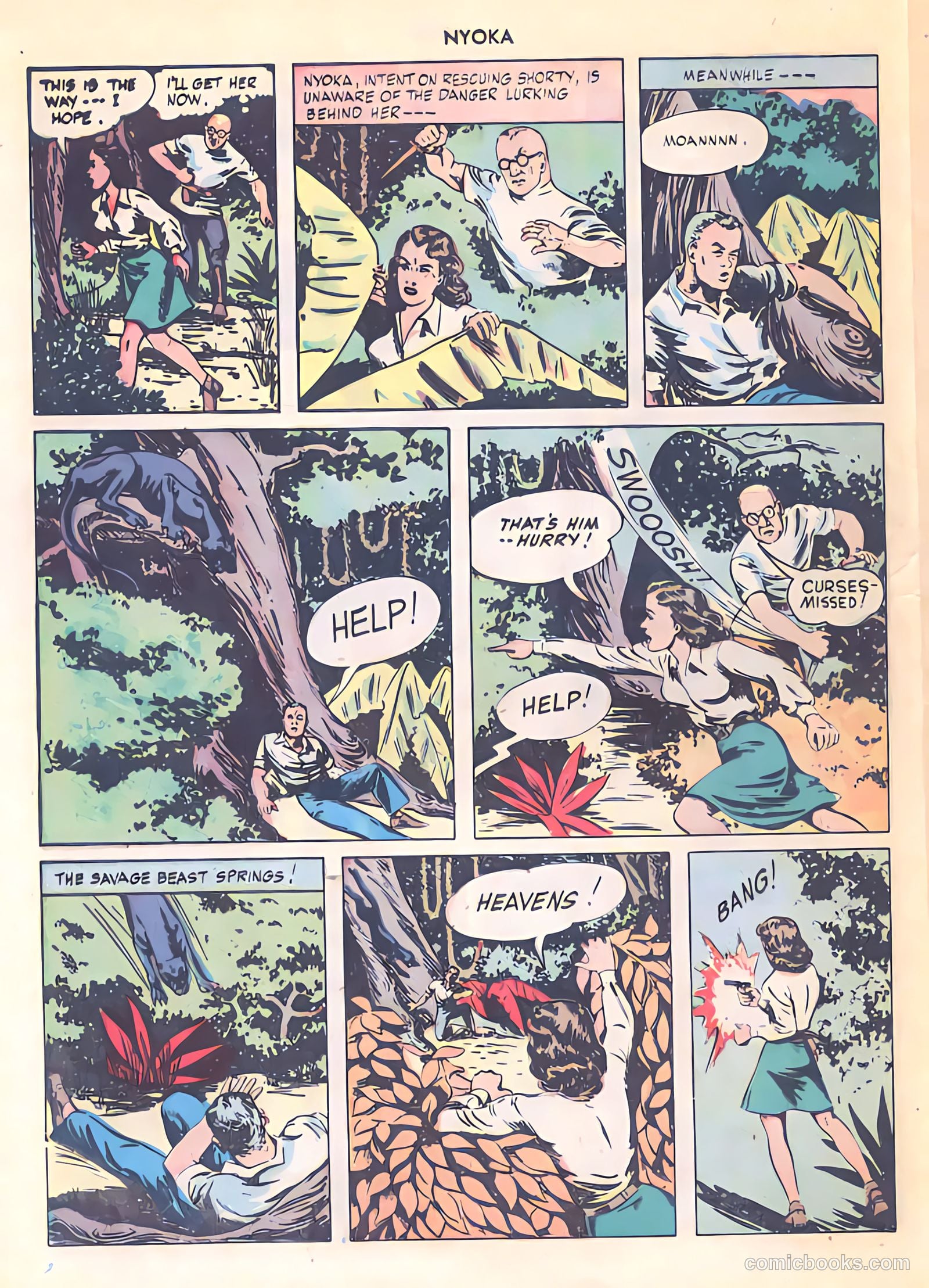 Nyoka the Jungle Girl #4 (1946) — page 40 of 52