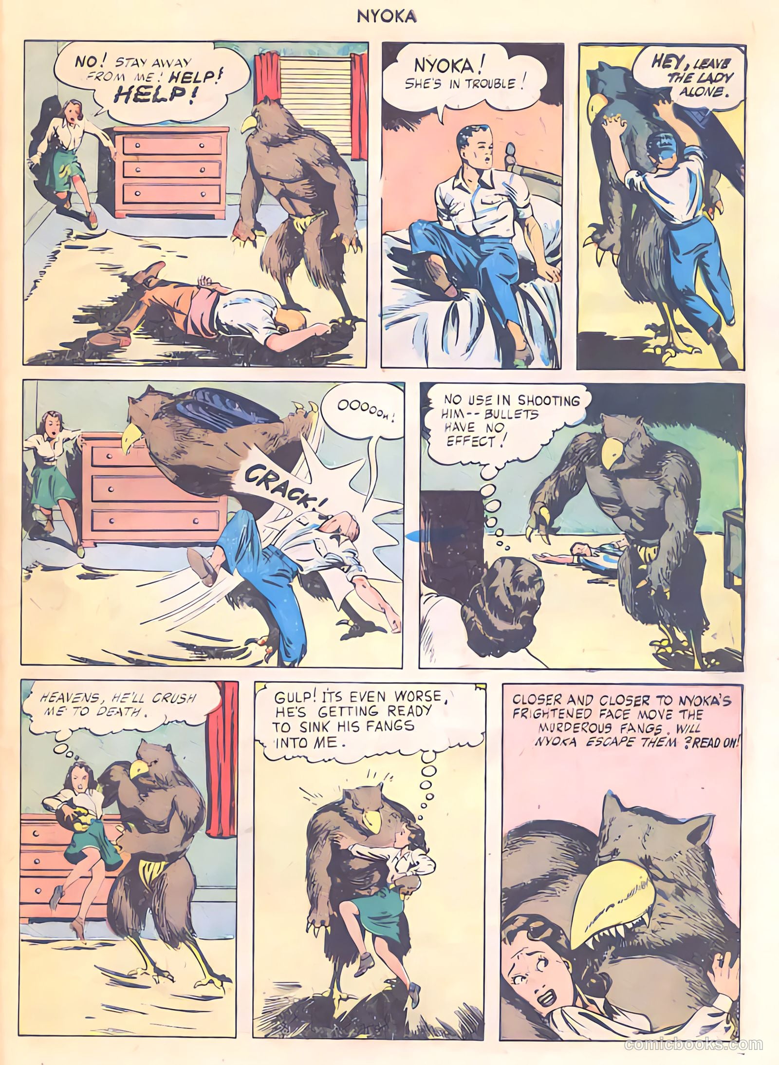 Nyoka the Jungle Girl #4 (1946) — page 43 of 52
