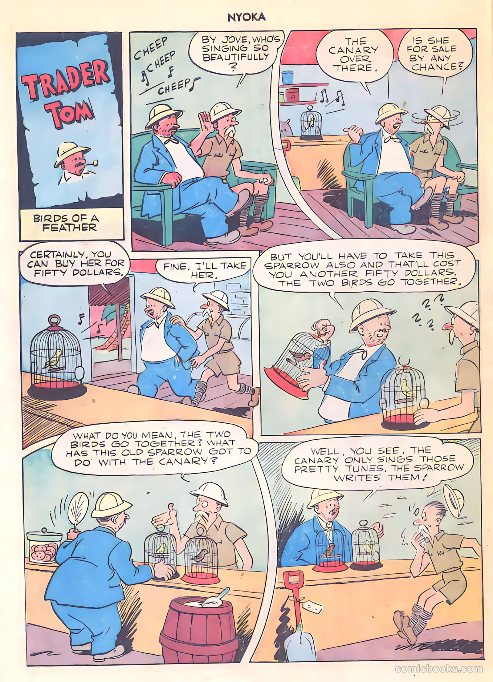 Nyoka the Jungle Girl #4 (1946) — page 44 of 52