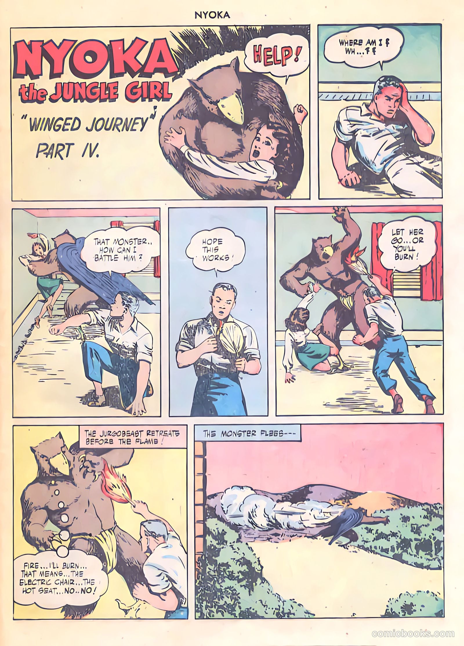 Nyoka the Jungle Girl #4 (1946) — page 45 of 52