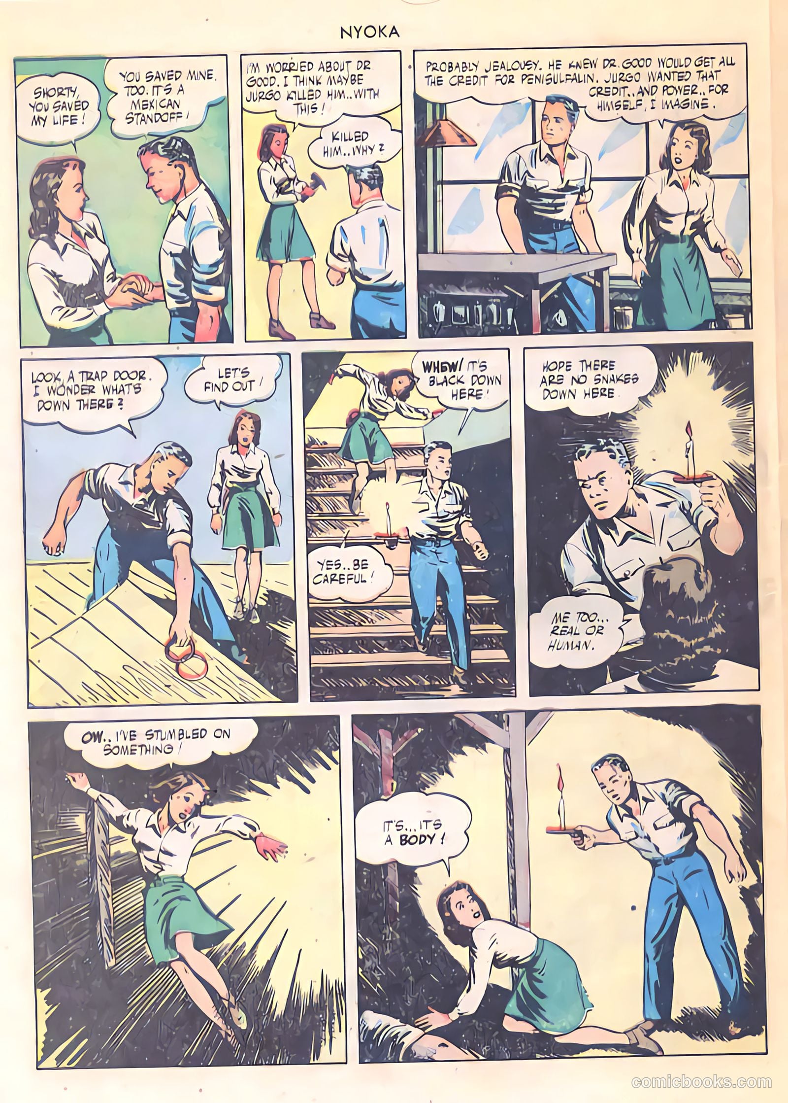 Nyoka the Jungle Girl #4 (1946) — page 46 of 52