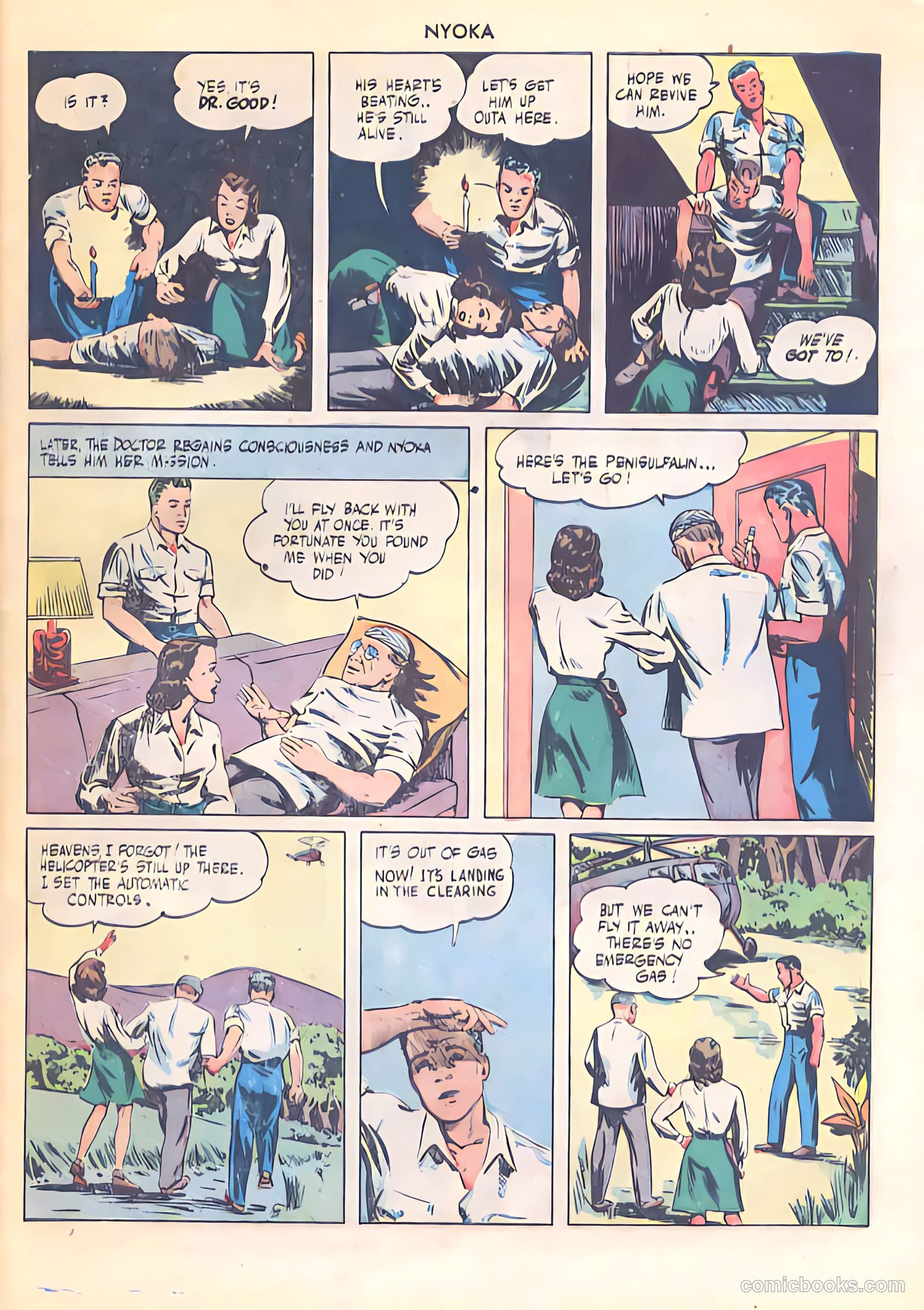 Nyoka the Jungle Girl #4 (1946) — page 47 of 52