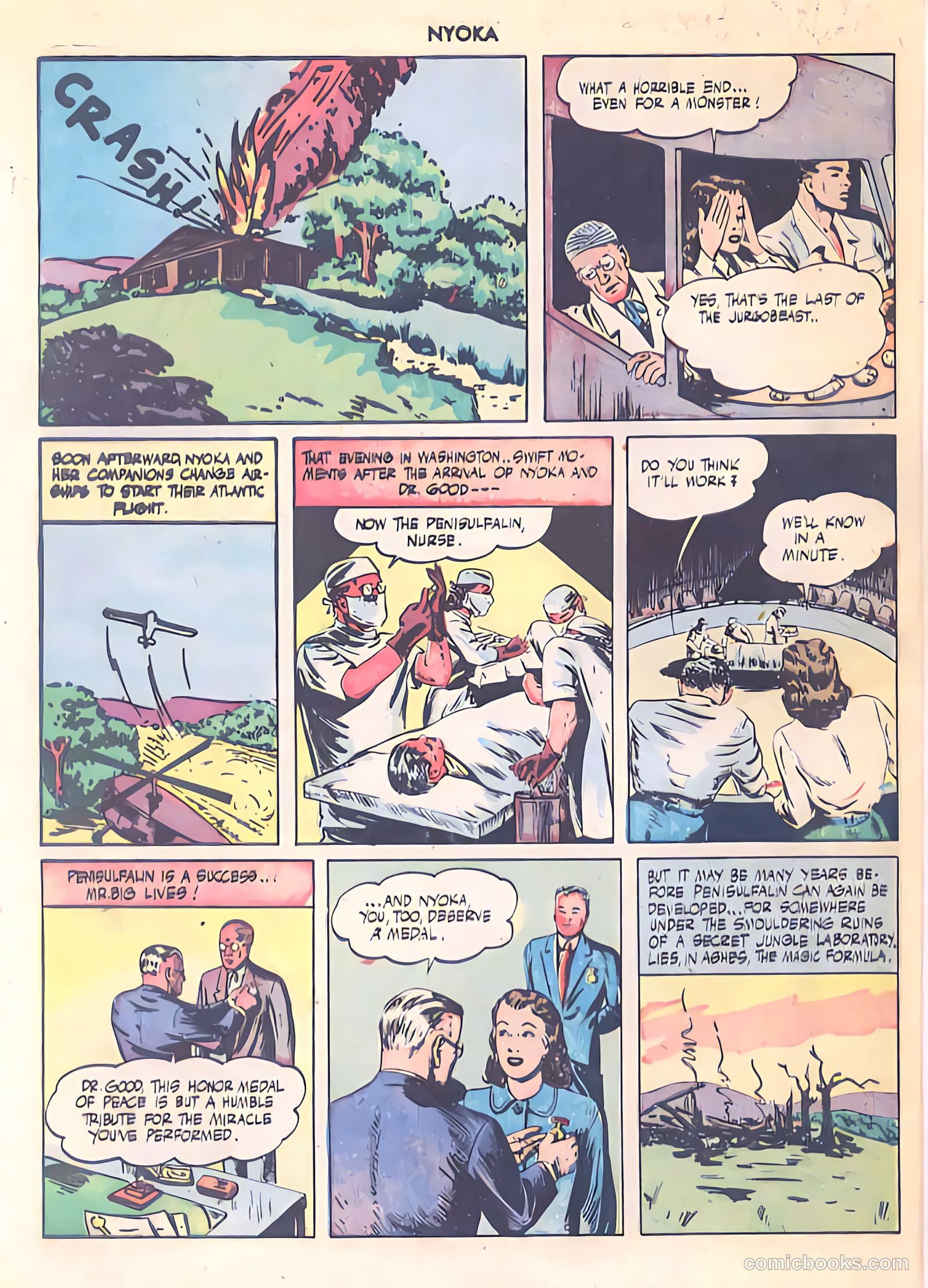 Nyoka the Jungle Girl #4 (1946) — page 50 of 52