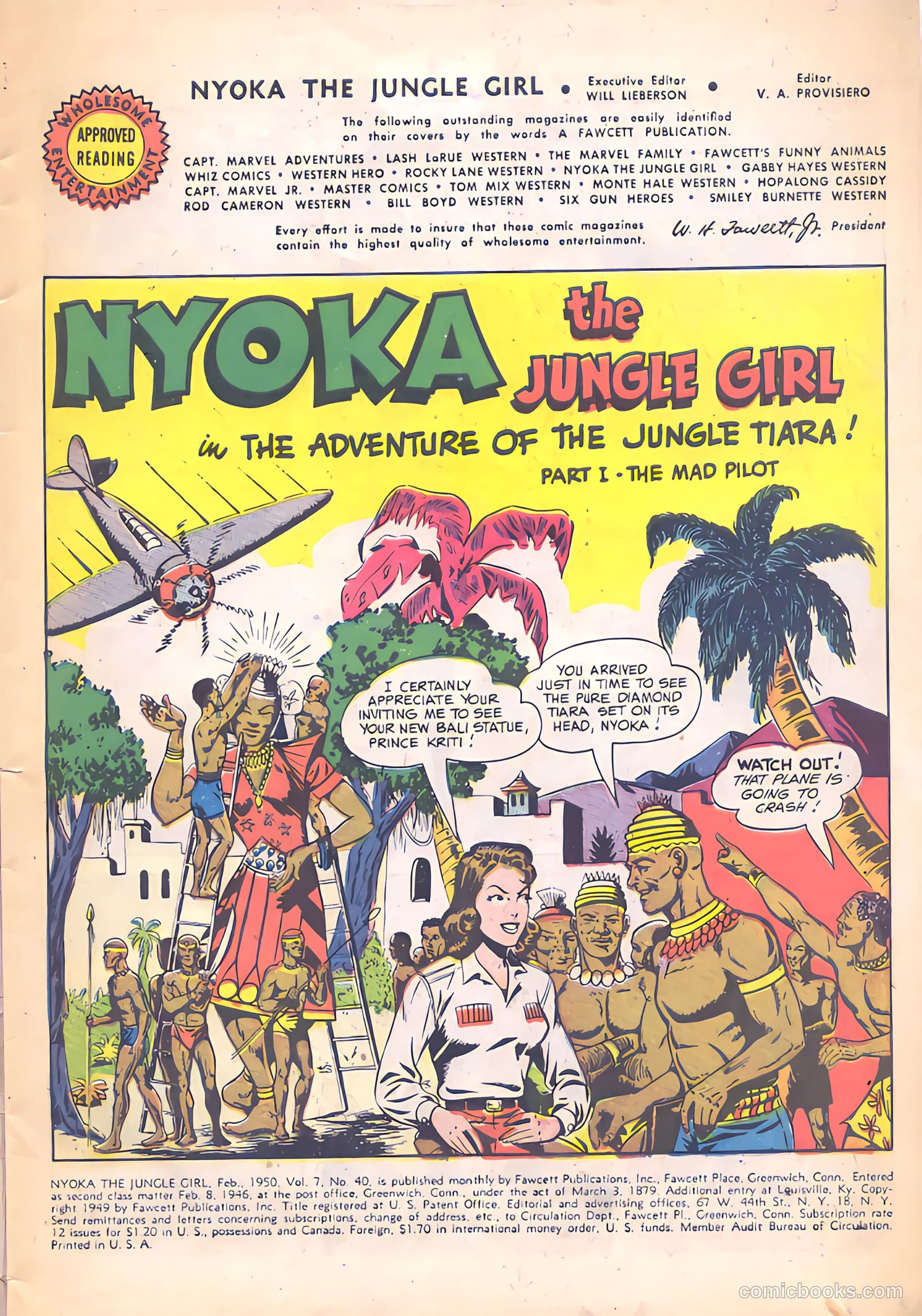 Nyoka the Jungle Girl #40 (1950) — page 3 of 36