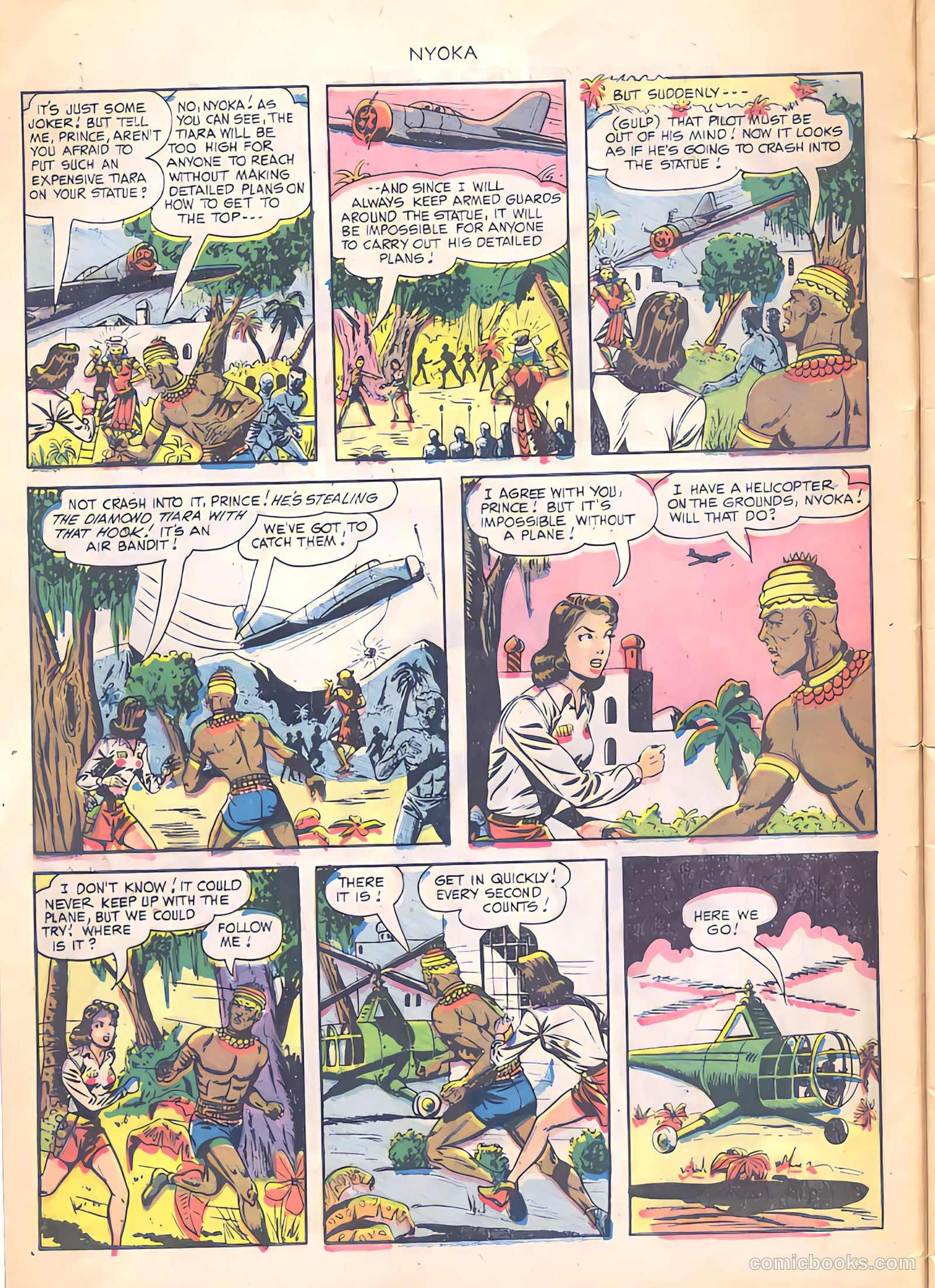 Nyoka the Jungle Girl #40 (1950) — page 4 of 36