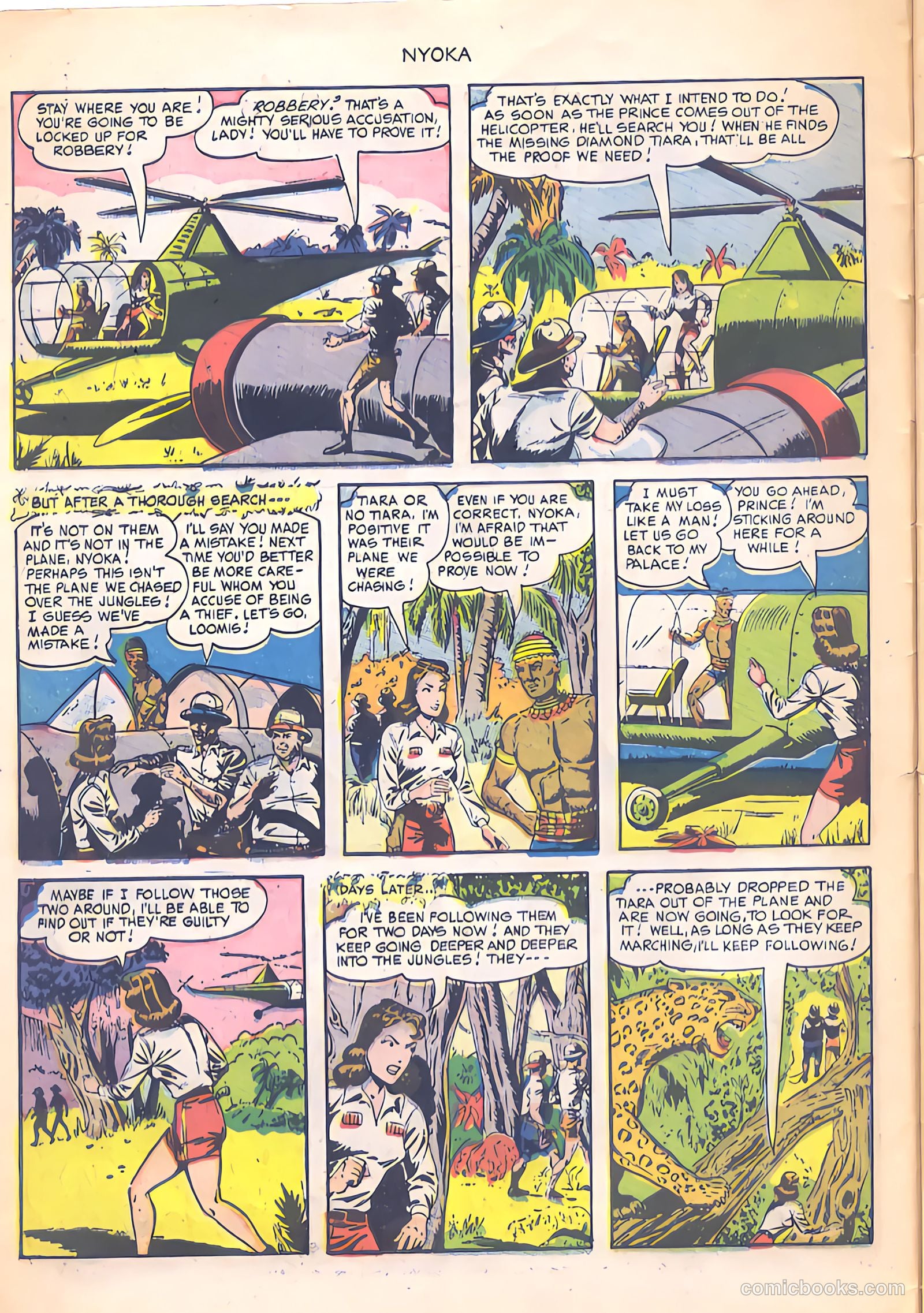 Nyoka the Jungle Girl #40 (1950) — page 6 of 36
