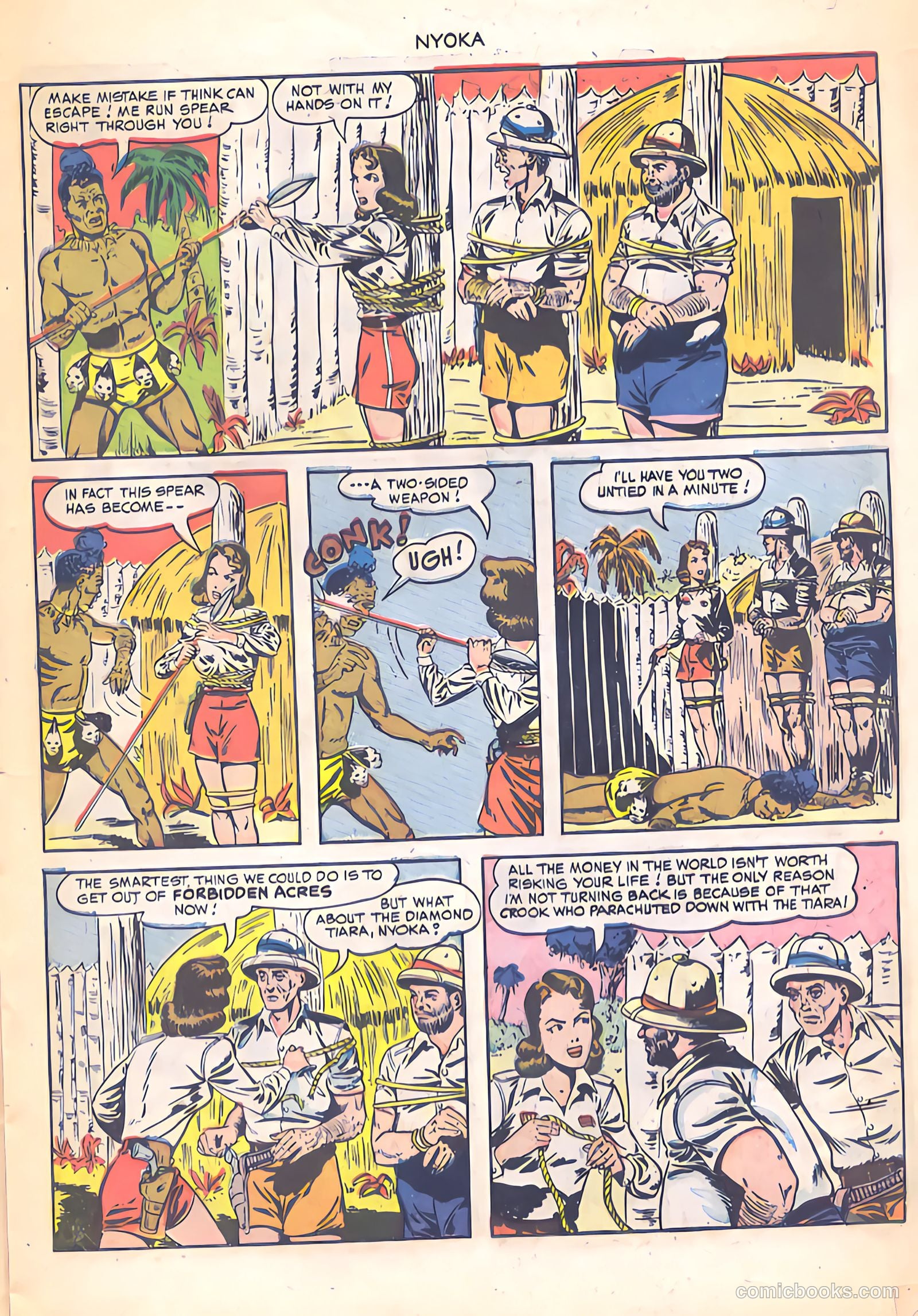 Nyoka the Jungle Girl #40 (1950) — page 15 of 36