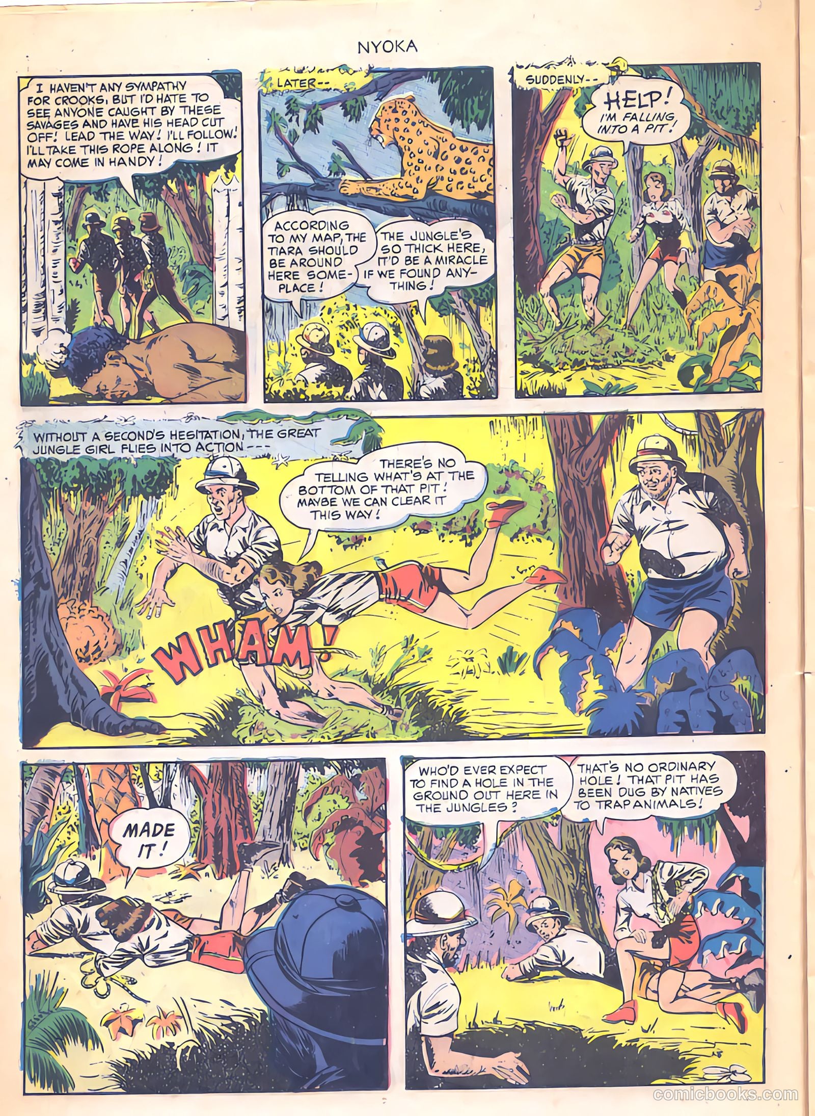Nyoka the Jungle Girl #40 (1950) — page 16 of 36