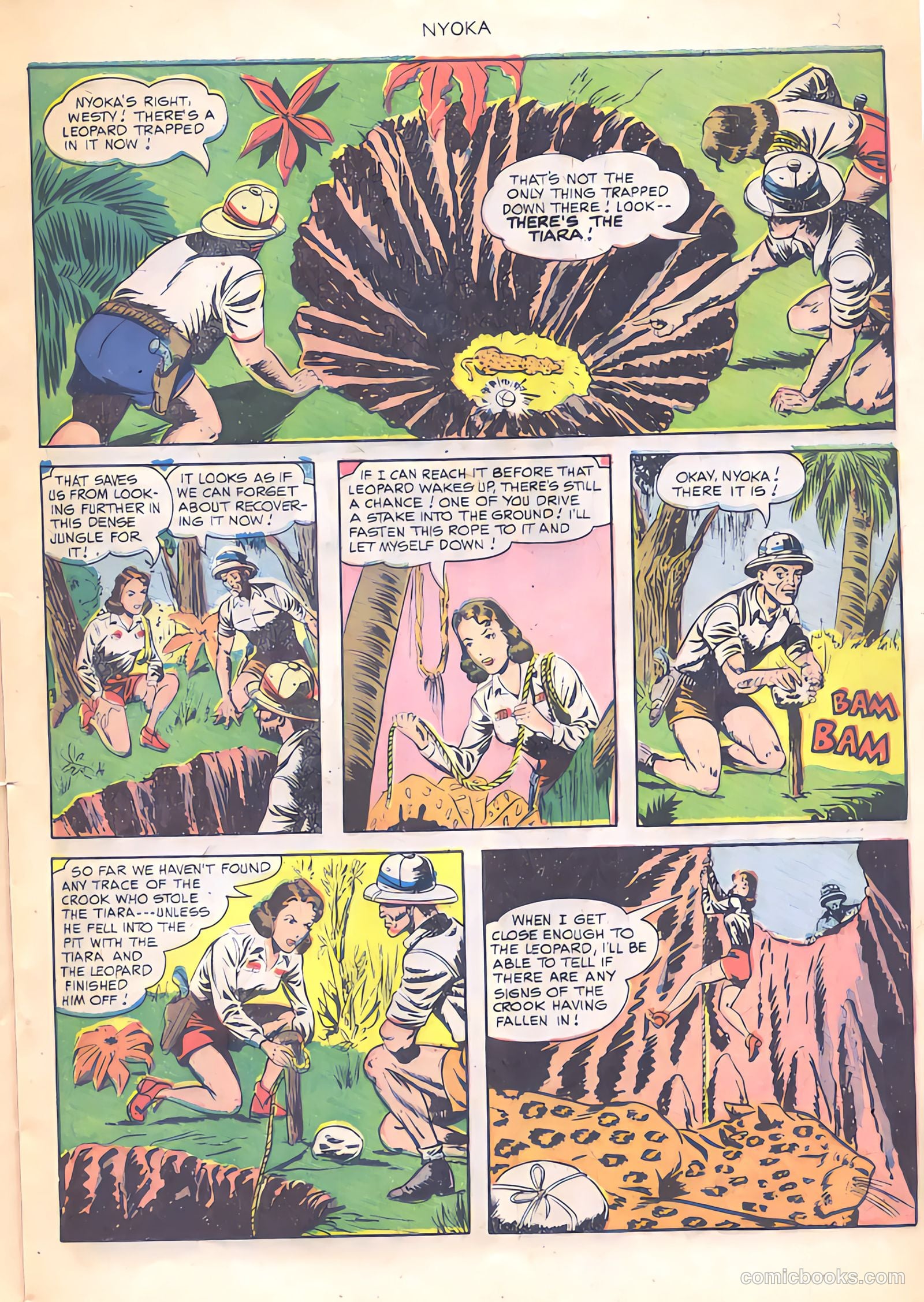 Nyoka the Jungle Girl #40 (1950) — page 17 of 36