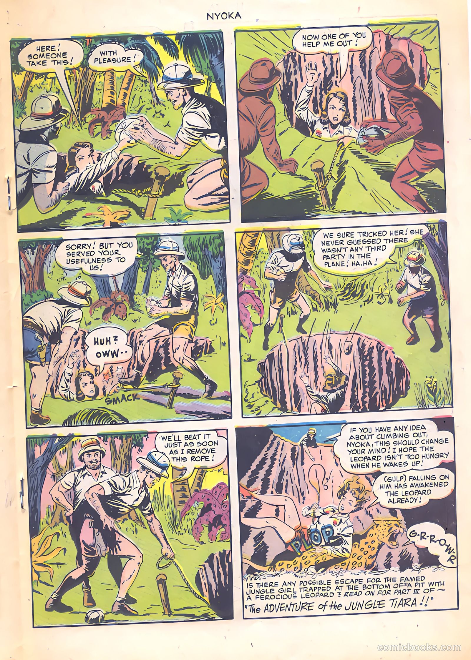 Nyoka the Jungle Girl #40 (1950) — page 19 of 36