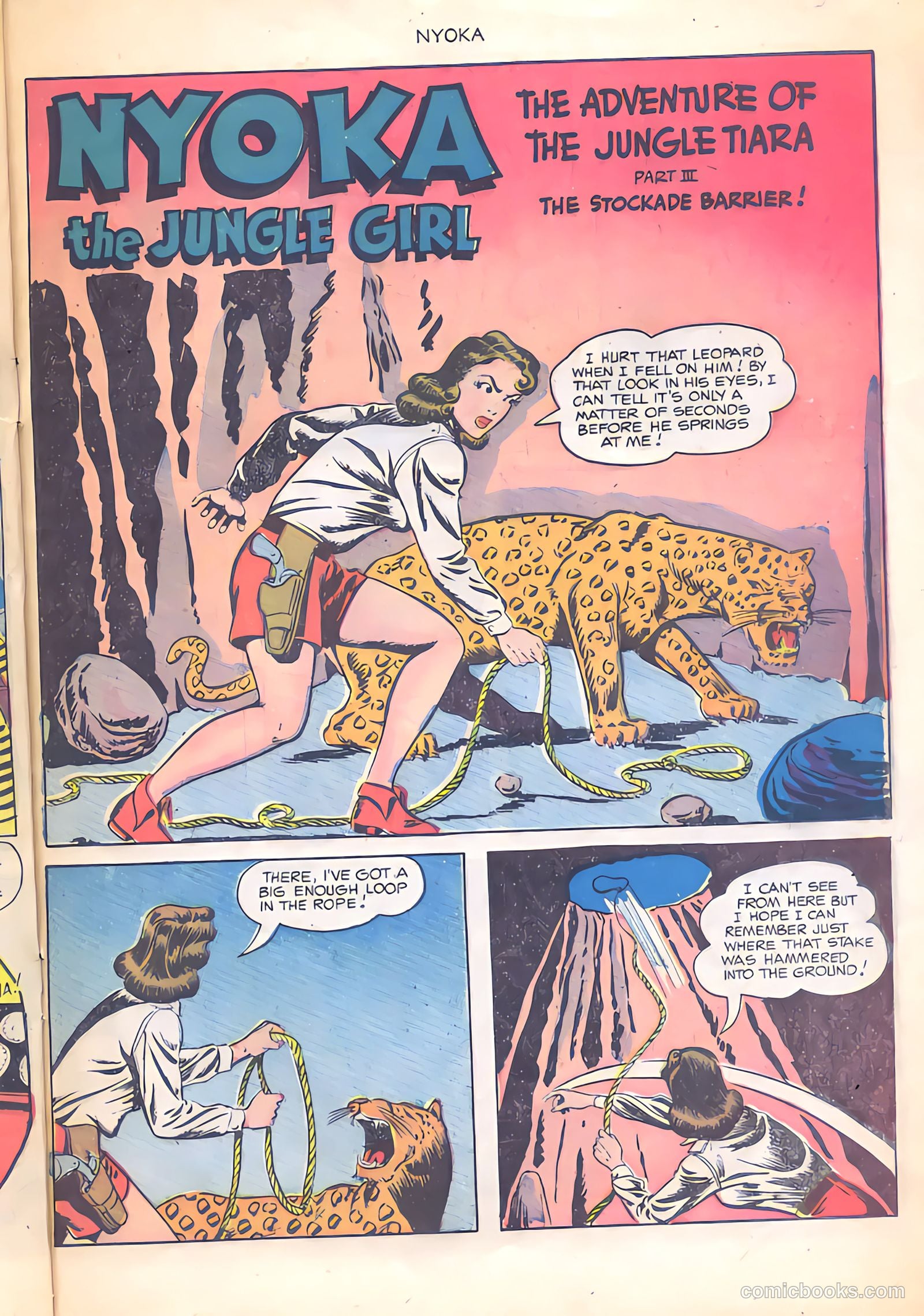 Nyoka the Jungle Girl #40 (1950) — page 21 of 36